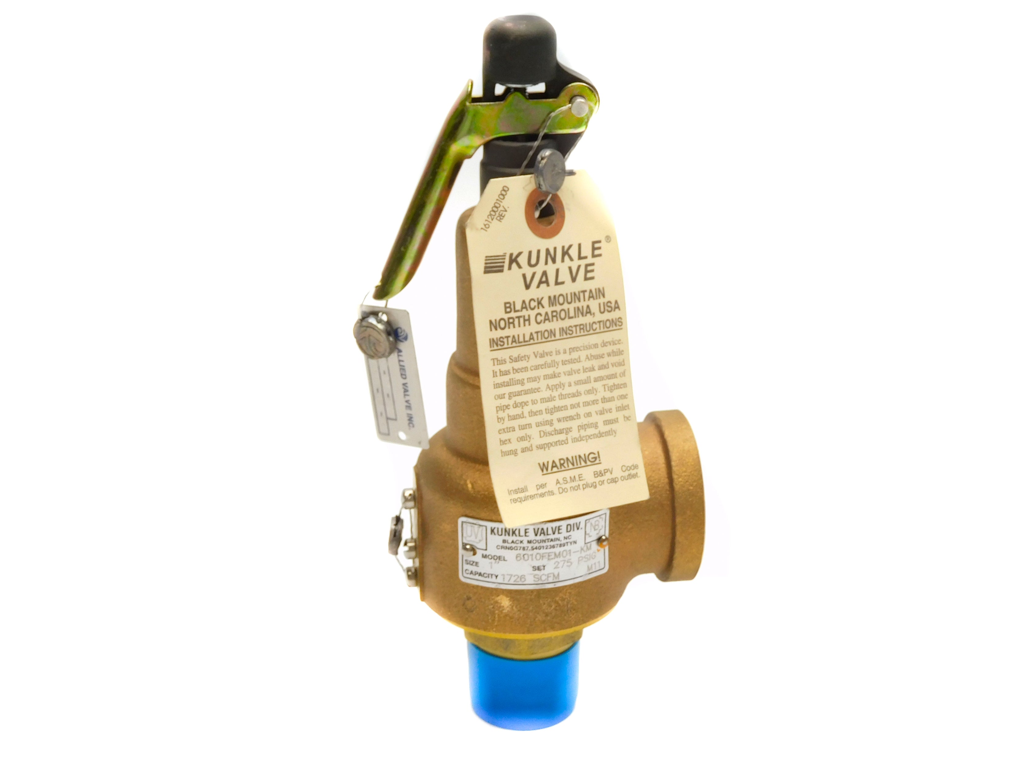 KUNKLE 6010FEM01-KM 275PSIG NSNP