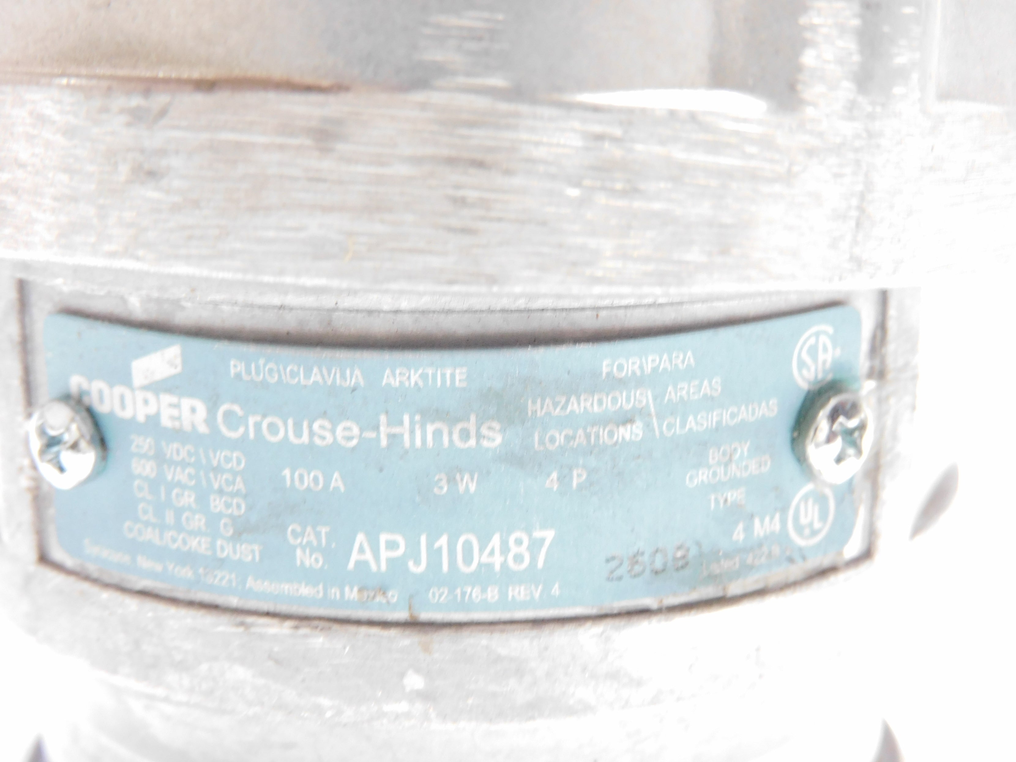 CROUSE-HINDS APJ10487 UNMP