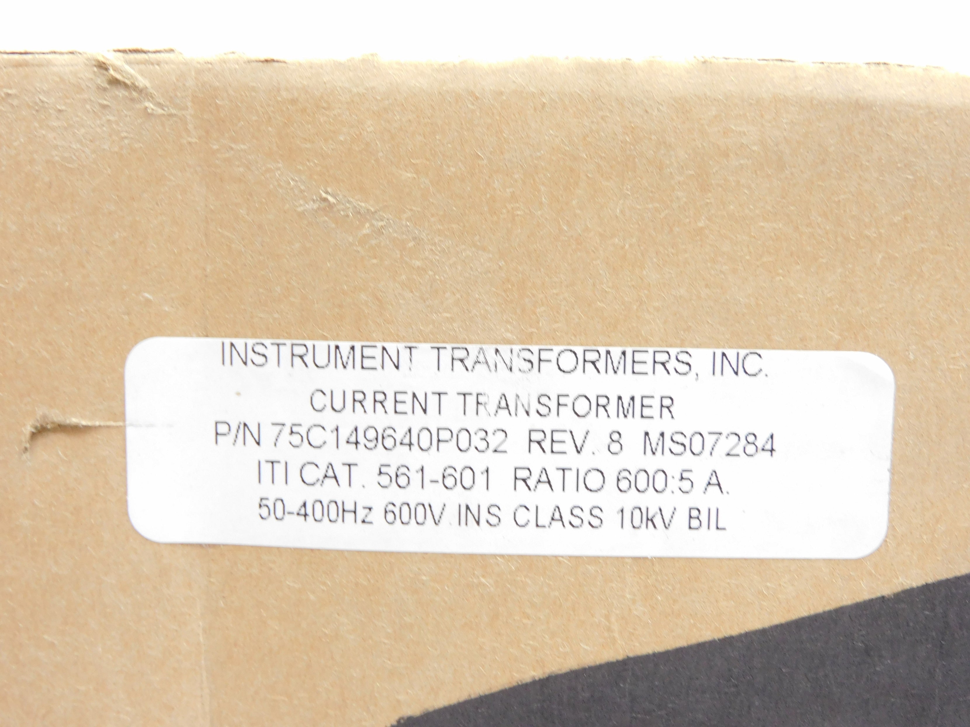 INSTRUMENT TRANSFORMERS 561-601 NSMP
