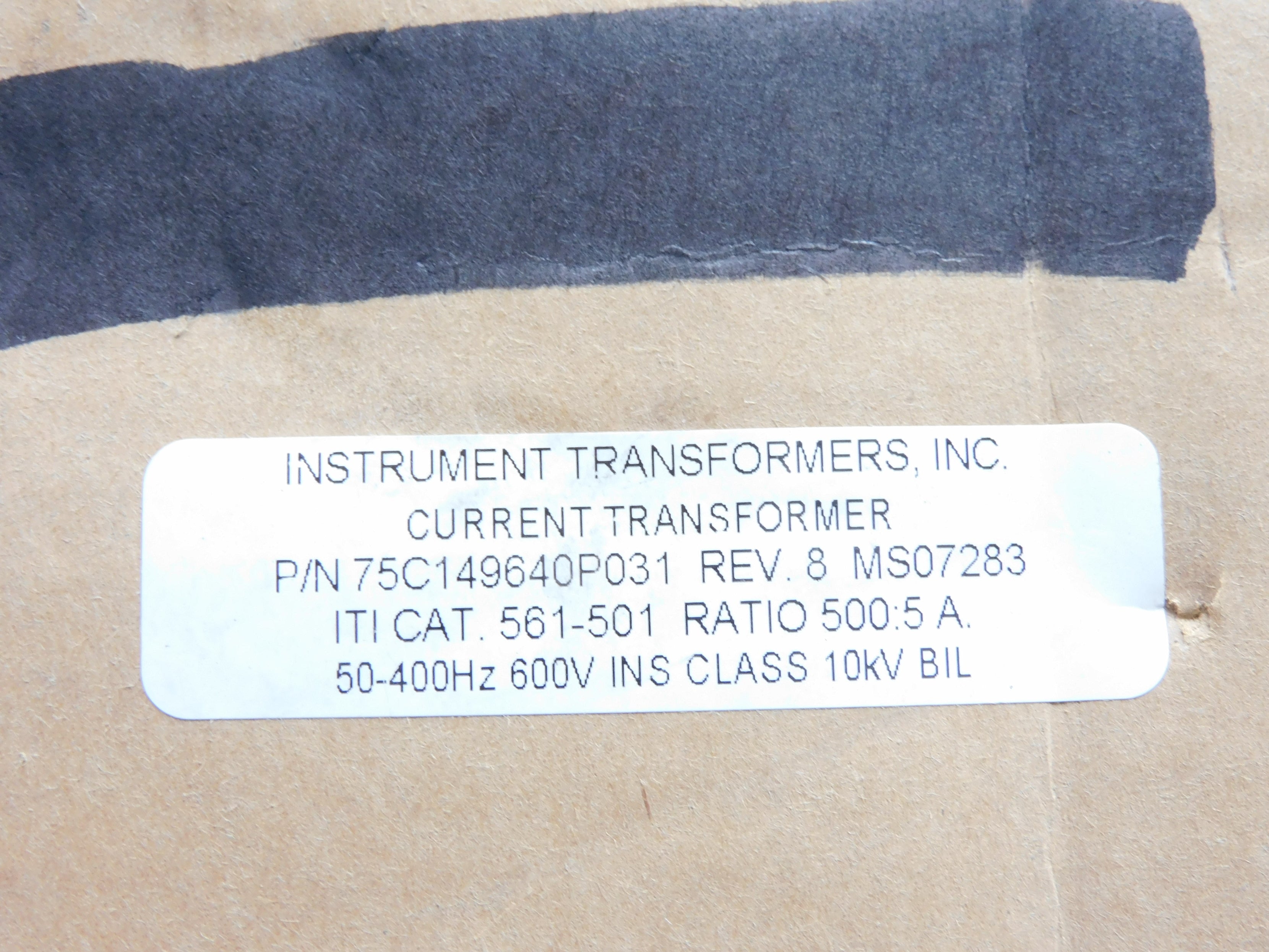 INSTRUMENT TRANSFORMERS 561-501 NSMP