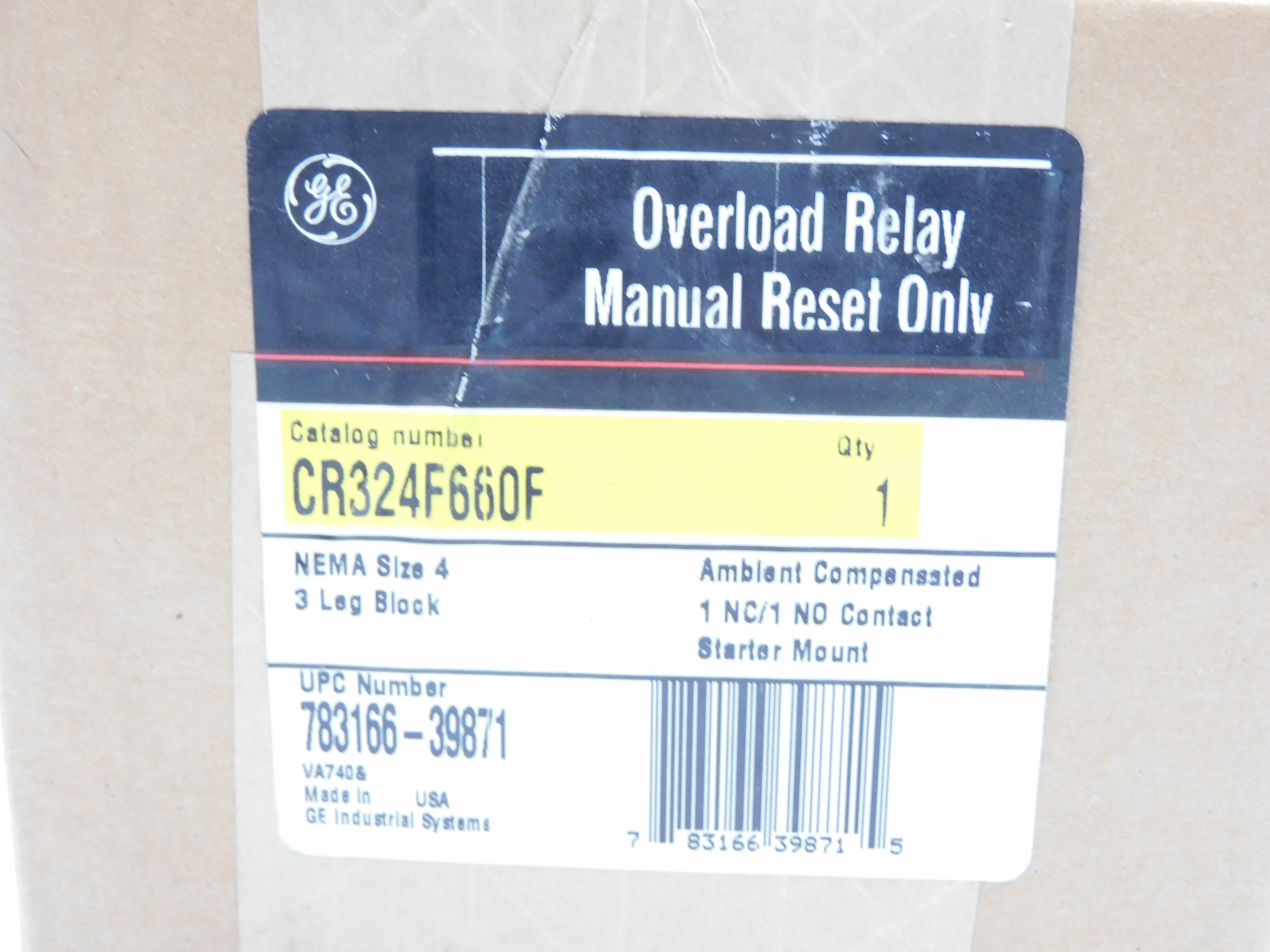 GENERAL ELECTRIC CR324F660F NSFS