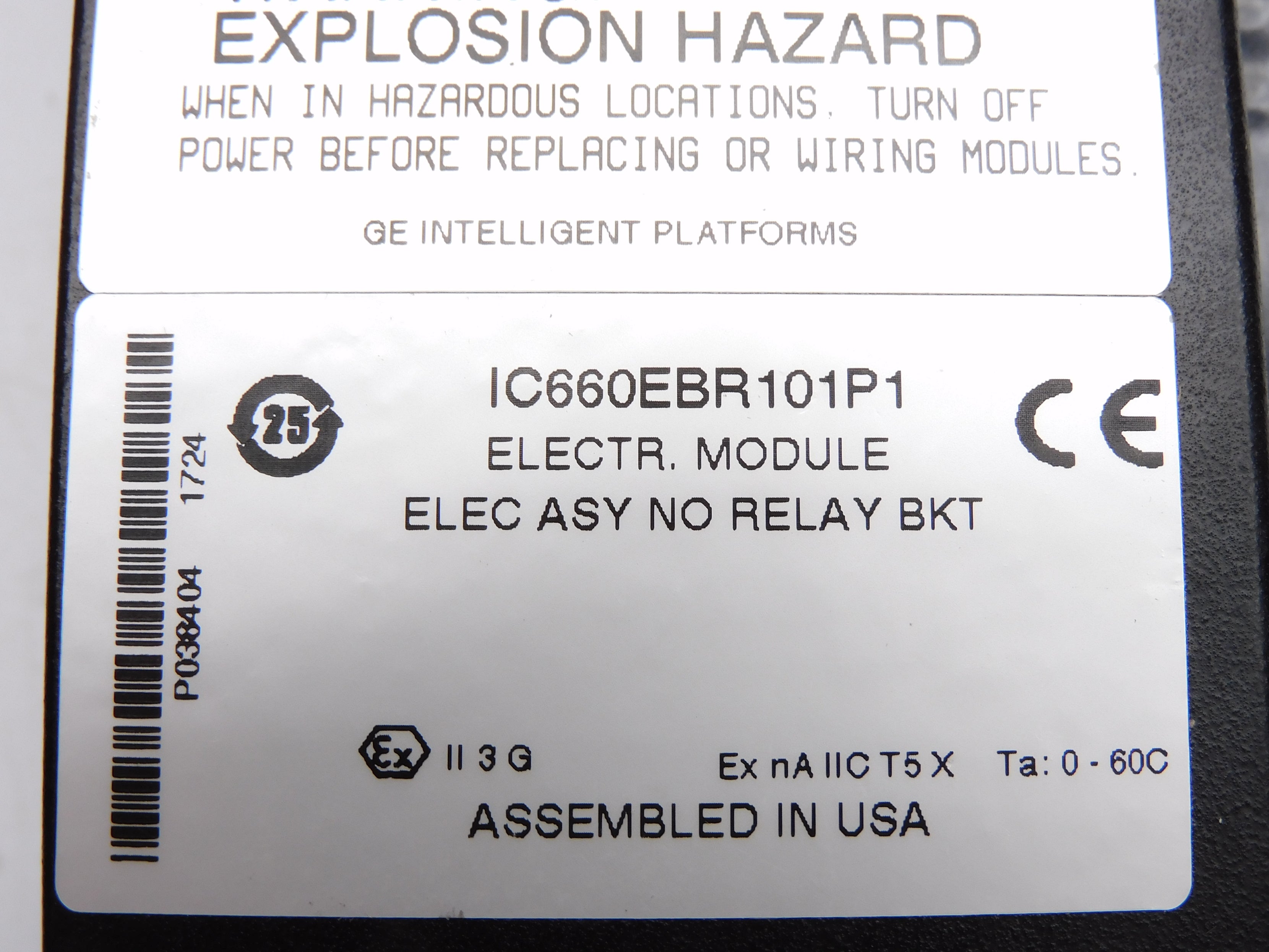 GENERAL ELECTRIC IC660BBR101Q1 NSMP