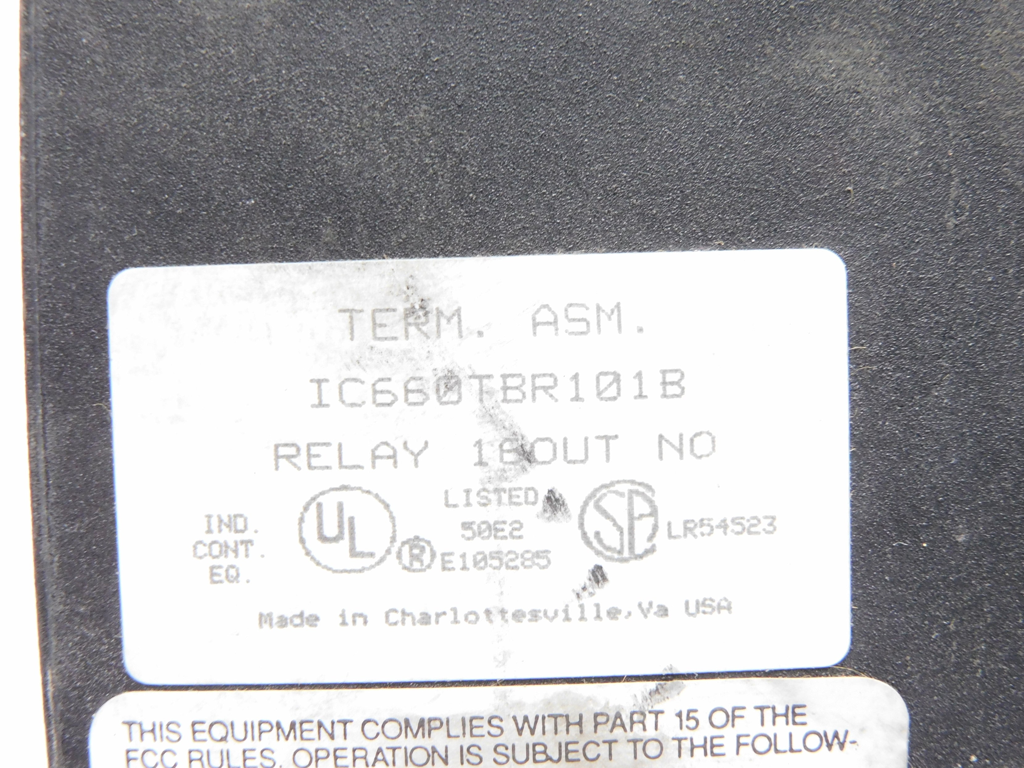 GE FANUC IC660EBR101C UNMP