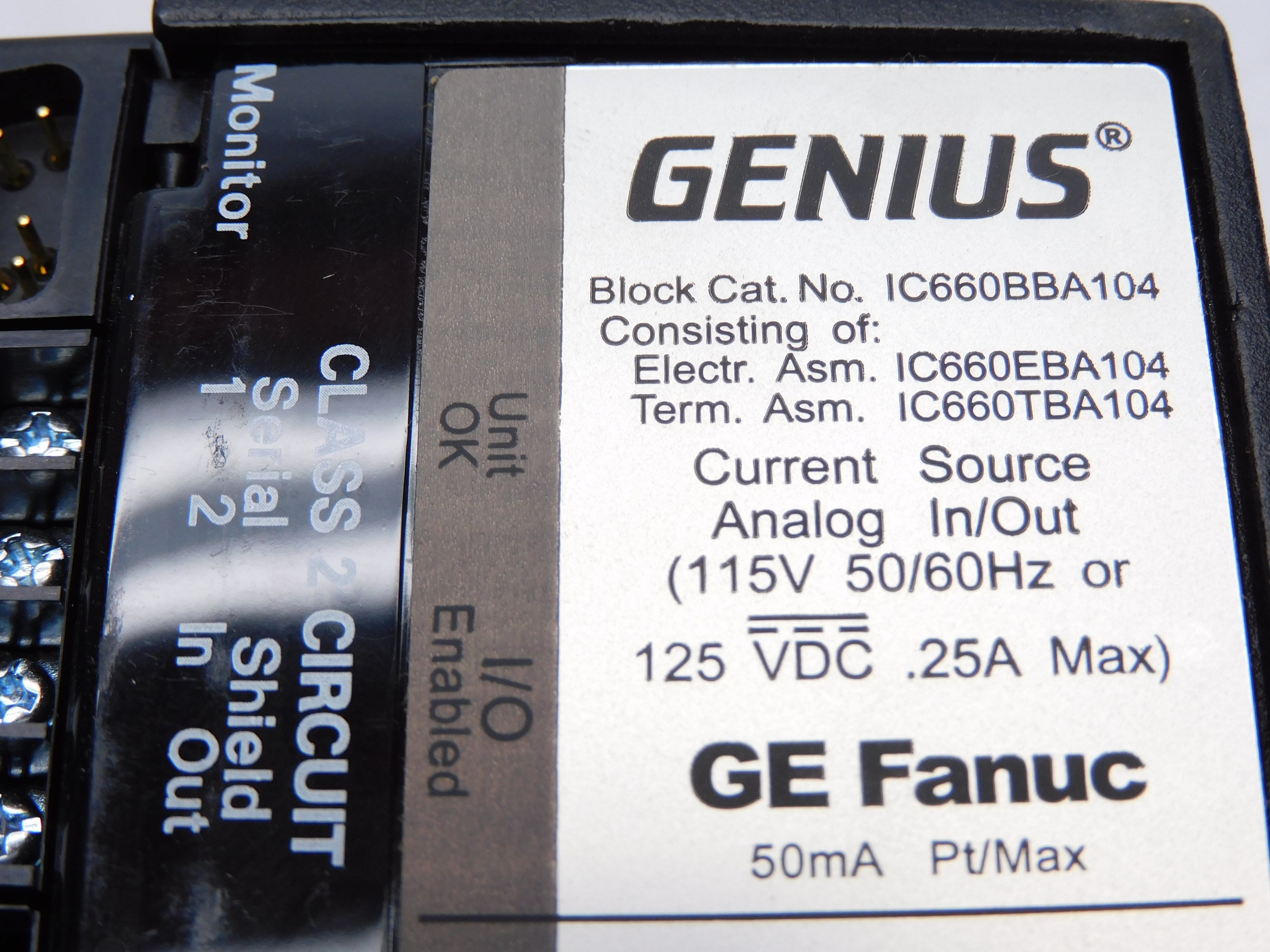 GE FANUC IC660BBA104M-CA NSMP
