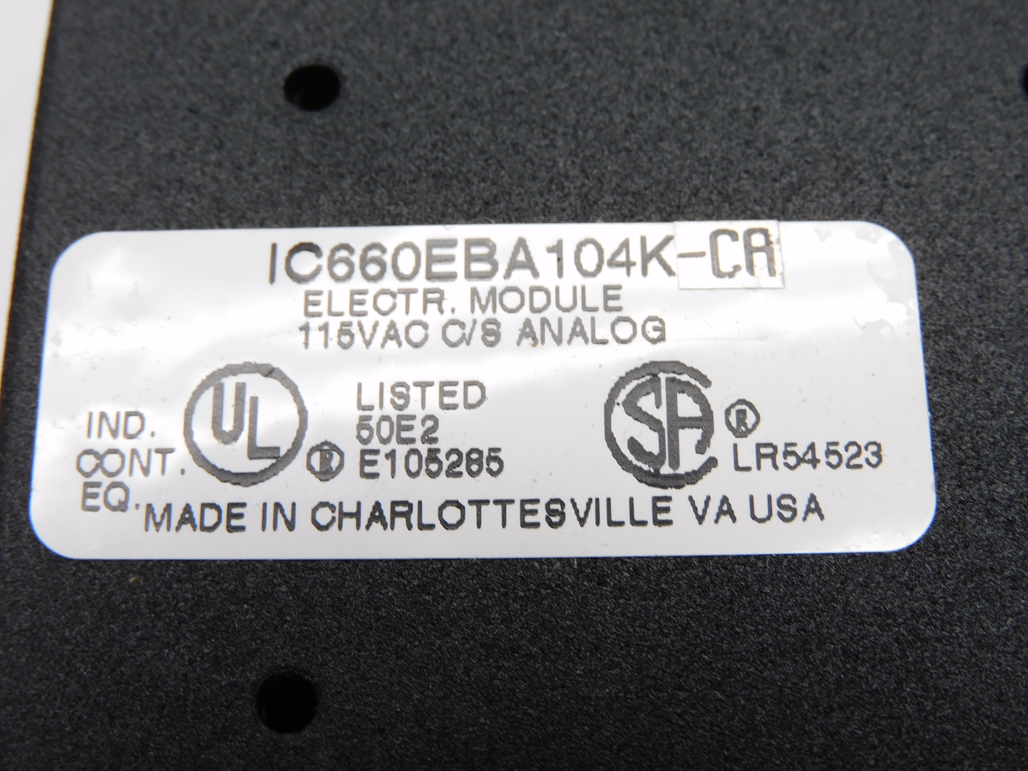 GE FANUC IC660BBA104K-CA NSMP