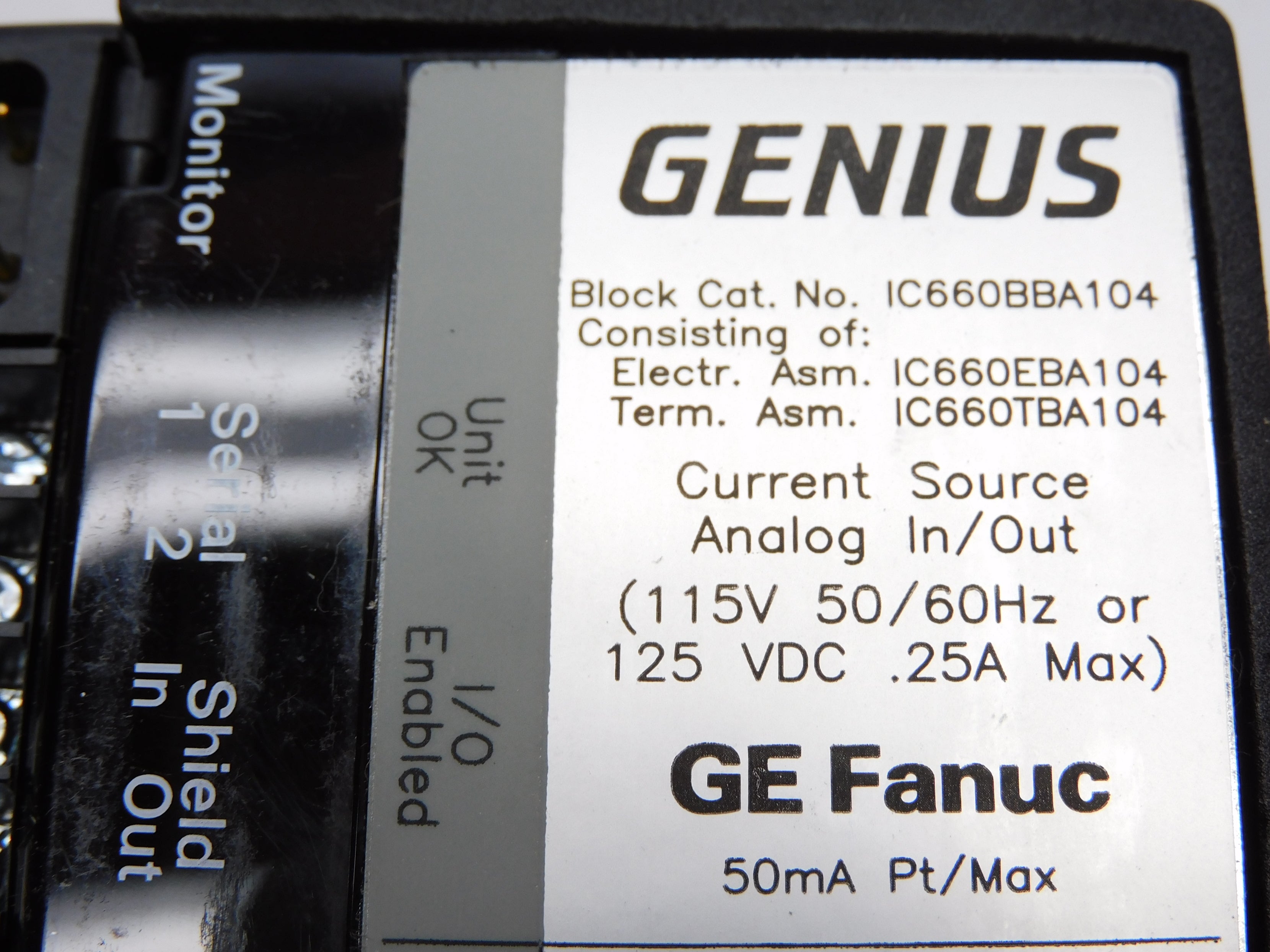 GE FANUC IC660BBA104K-CA NSMP