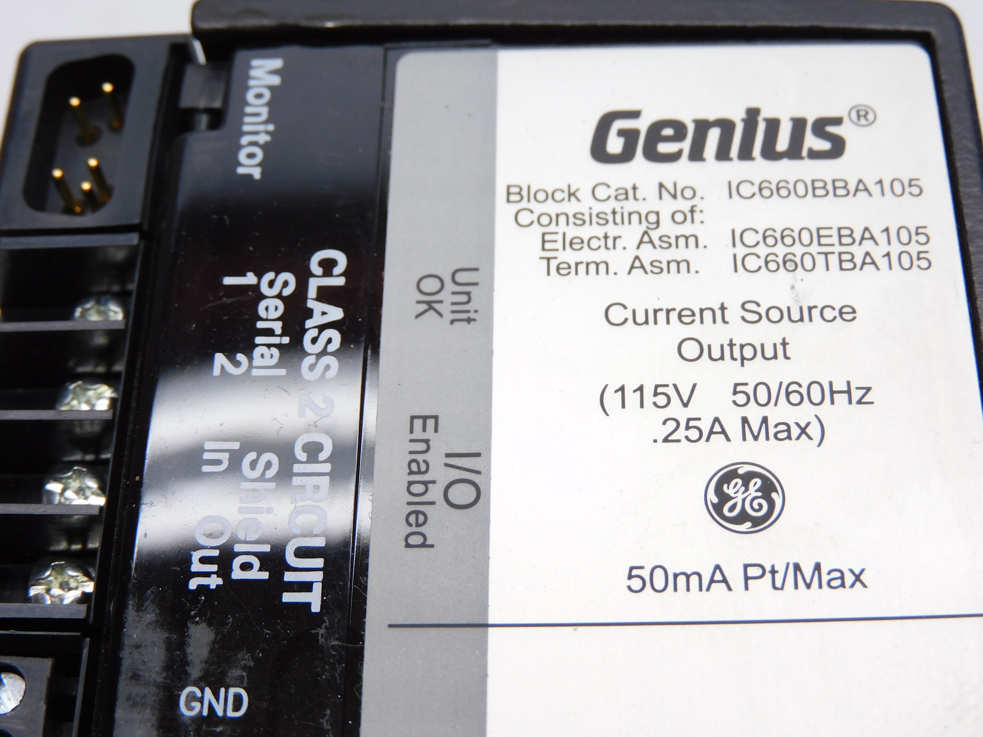 GENERAL ELECTRIC IC660BBA105N1 NSMP