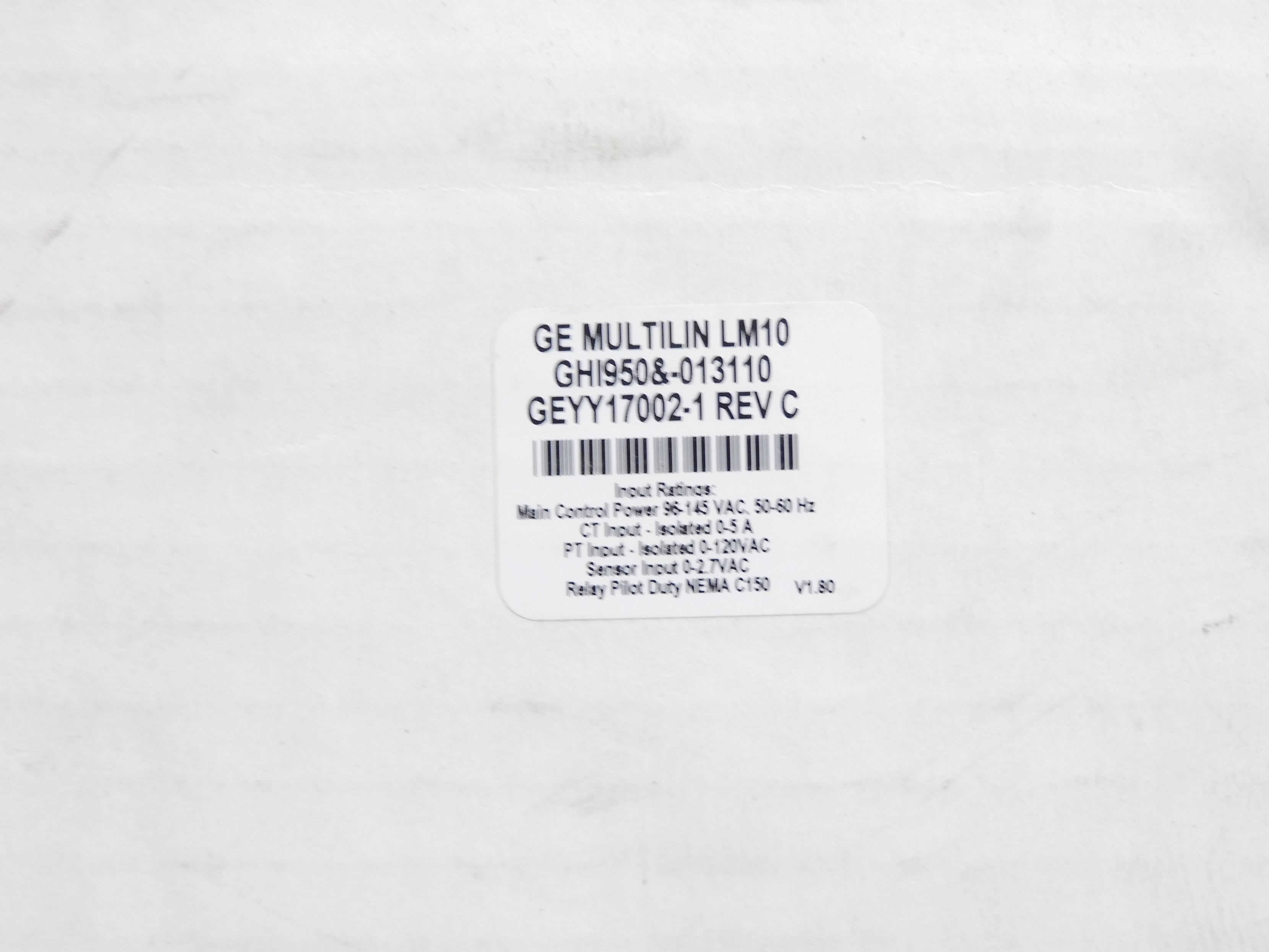 GENERAL ELECTRIC LM10 GHI950&-0131110 NSMP