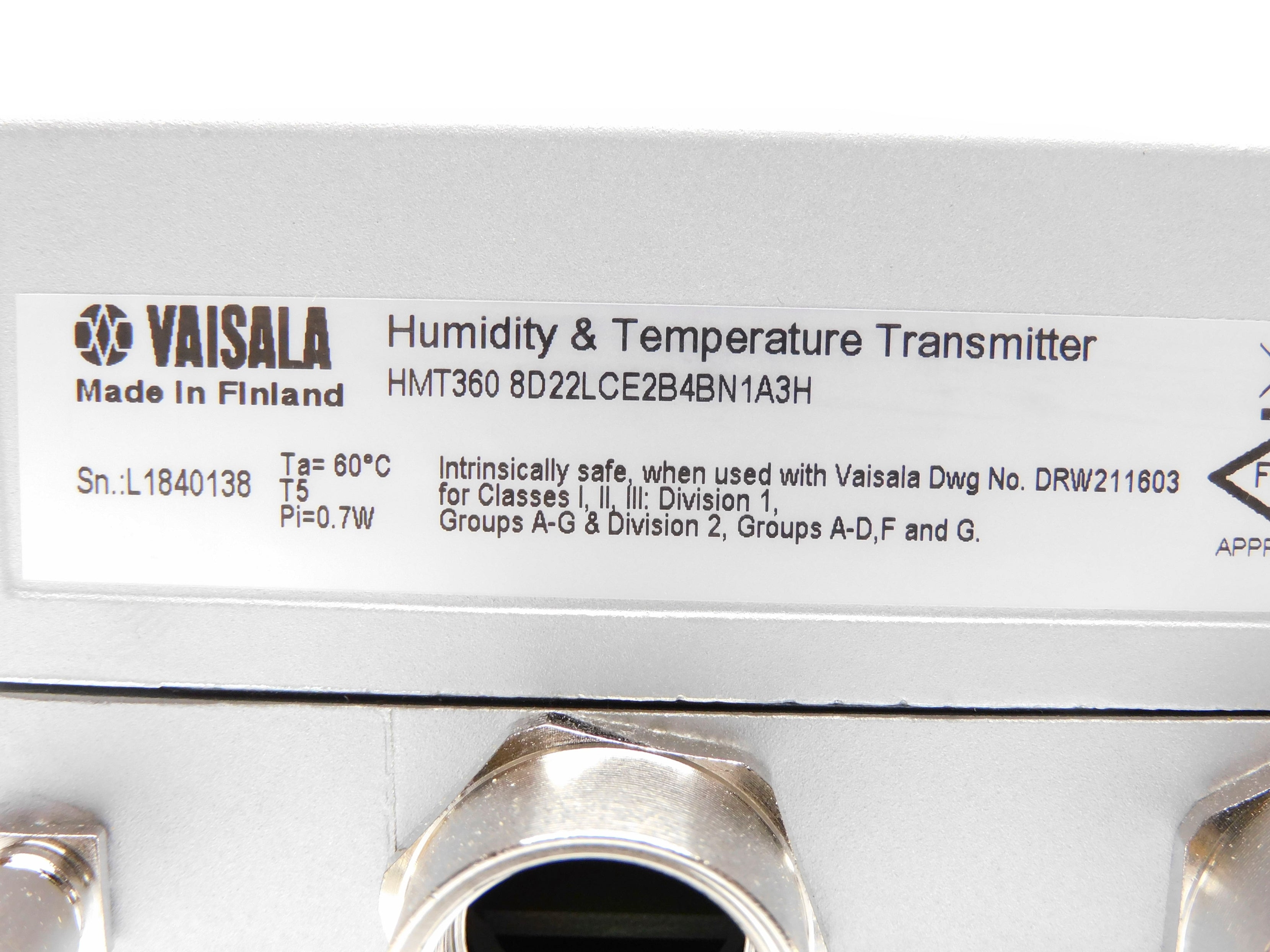 VAISALA HMT360 8D22LCE2B4N1A3H NSMP