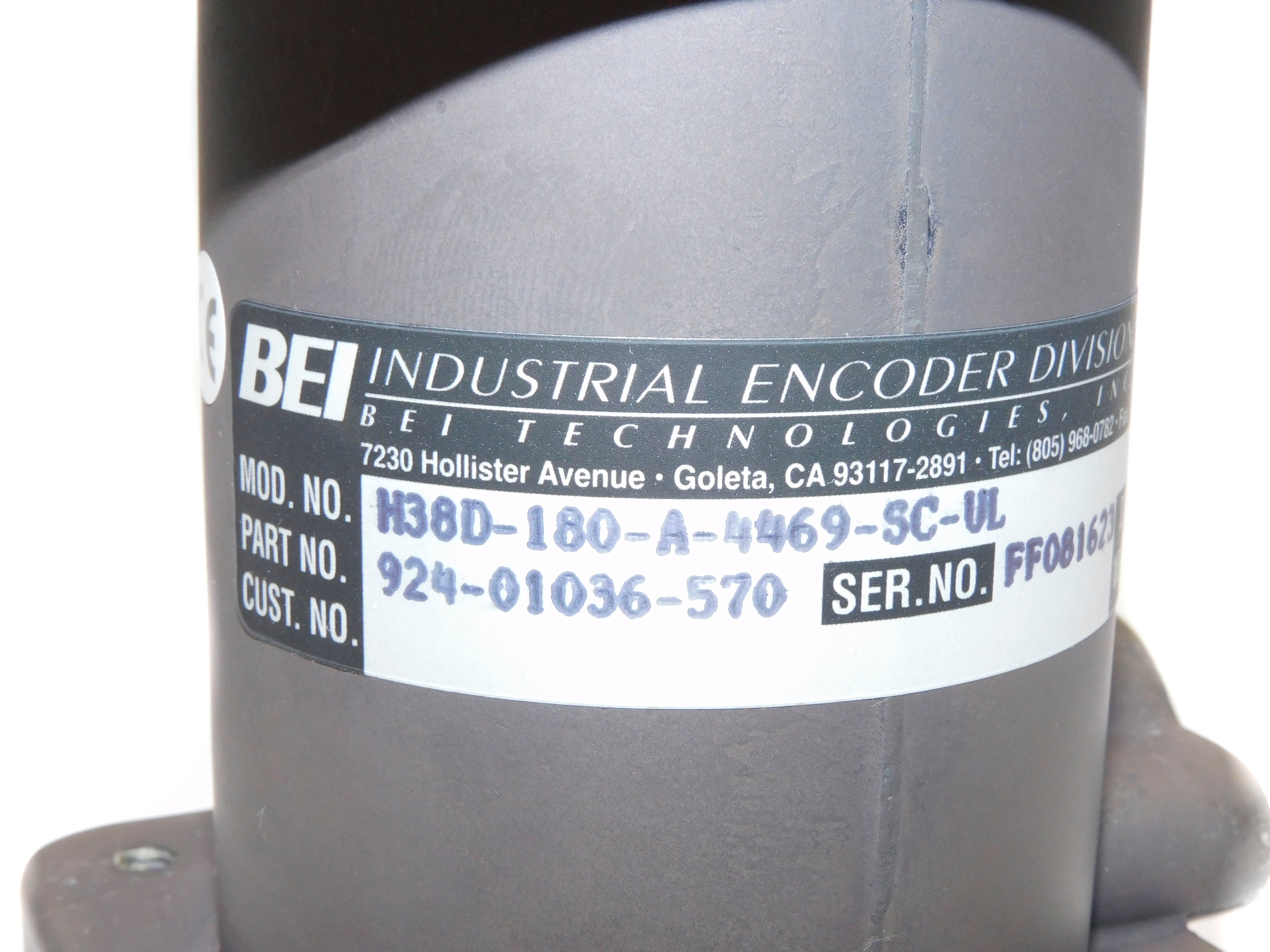 BEI H38D-180-A-4469-SC-UL NSMP