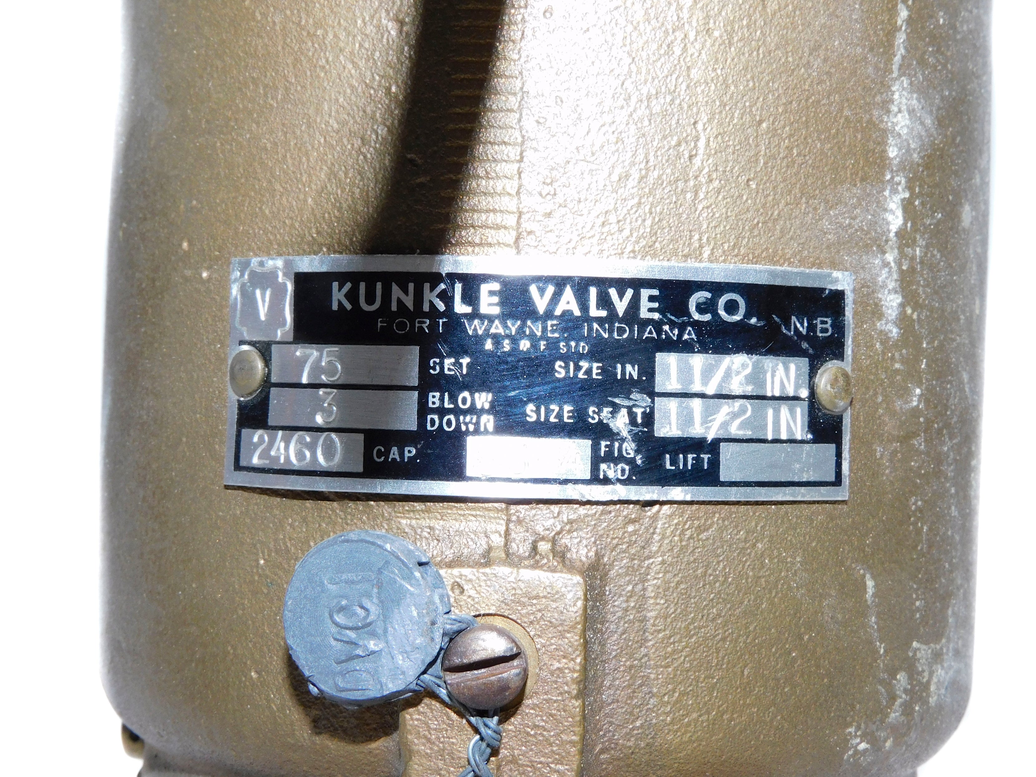 KUNKLE 84-3 75PSI NSNP