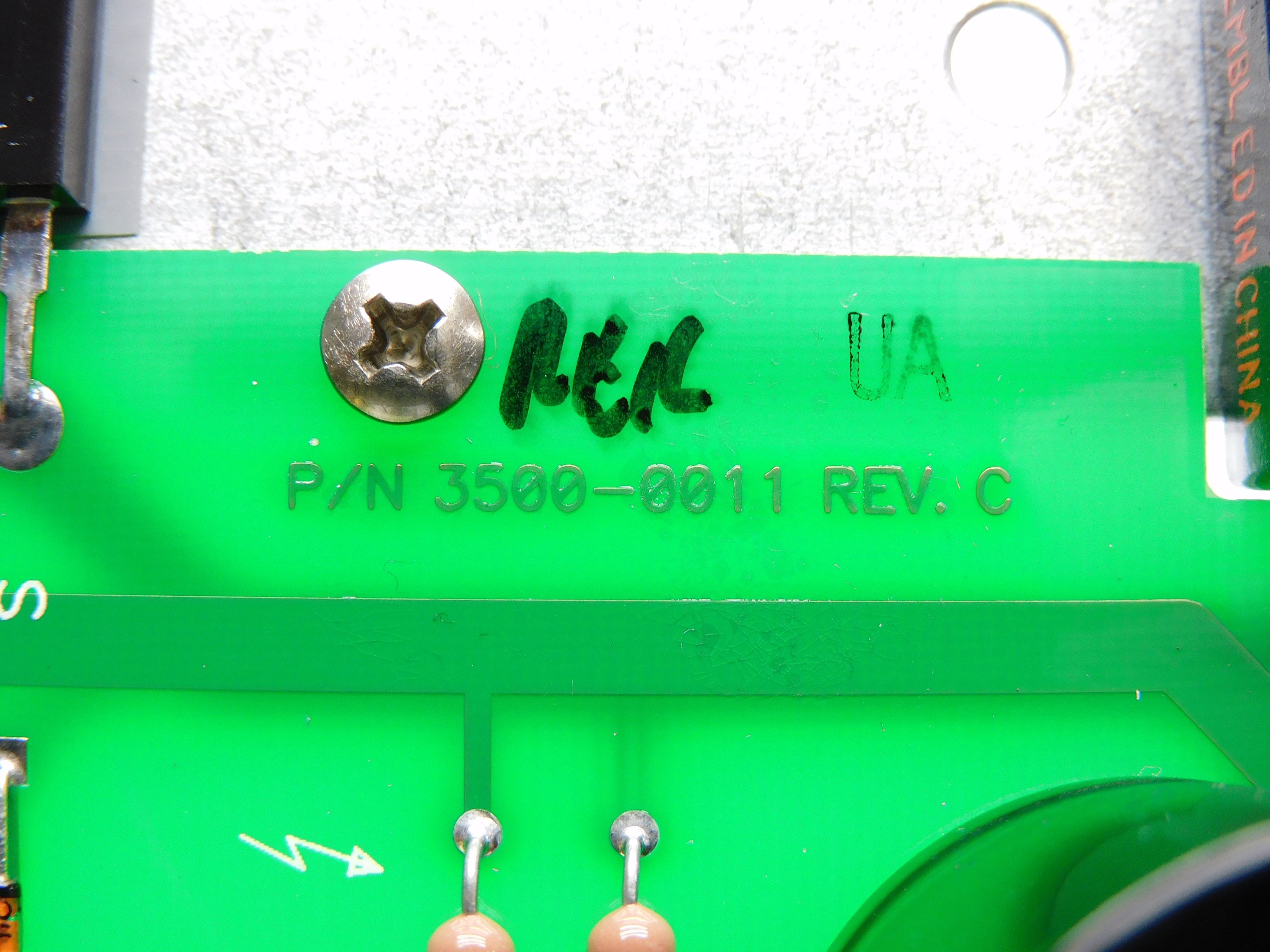 UNIVERSAL ANALYSERS 3500-0011 REV. C NSNP