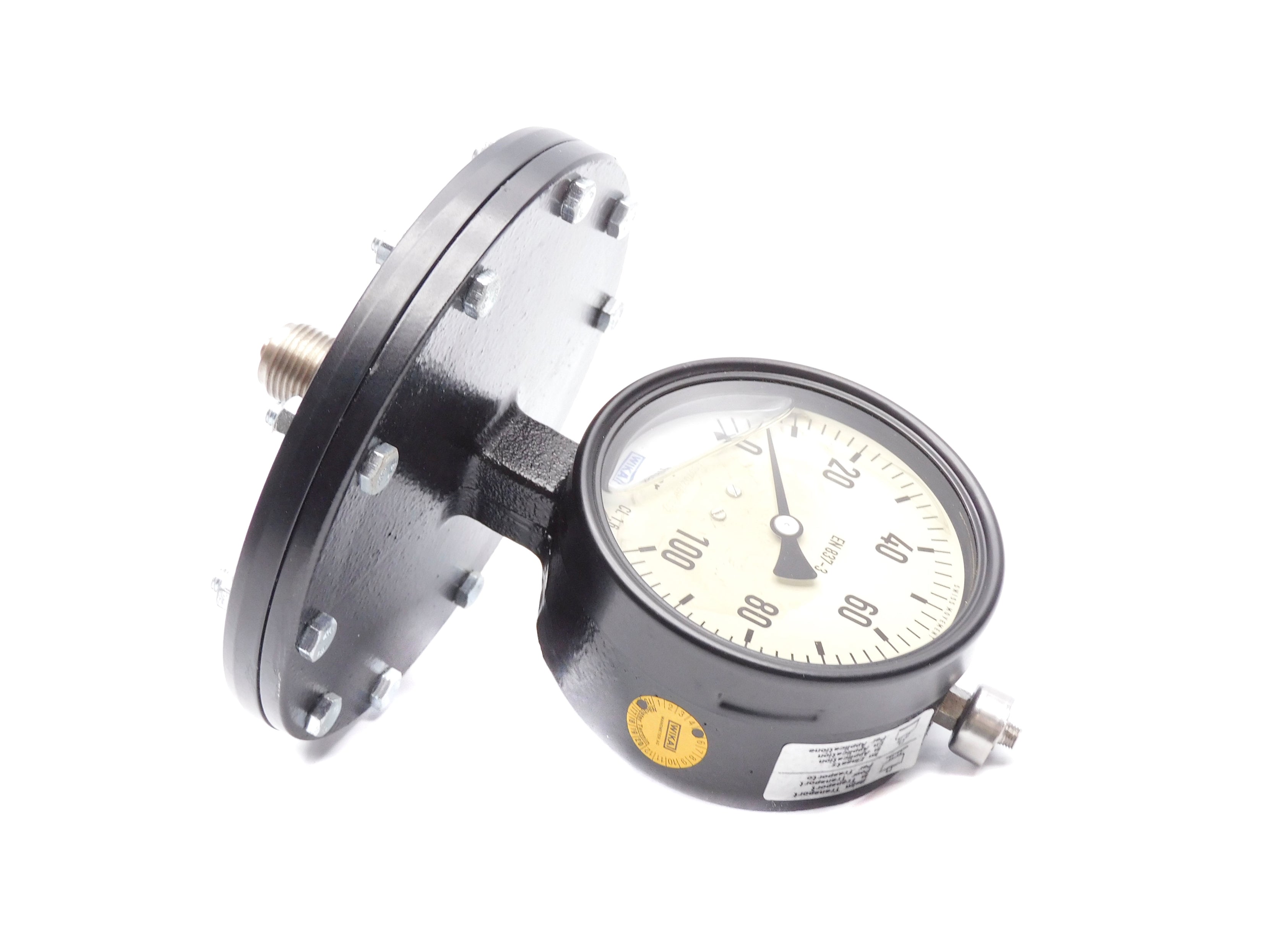 WIKA EN837-3 CI.1.6 0-100mbar NSNP