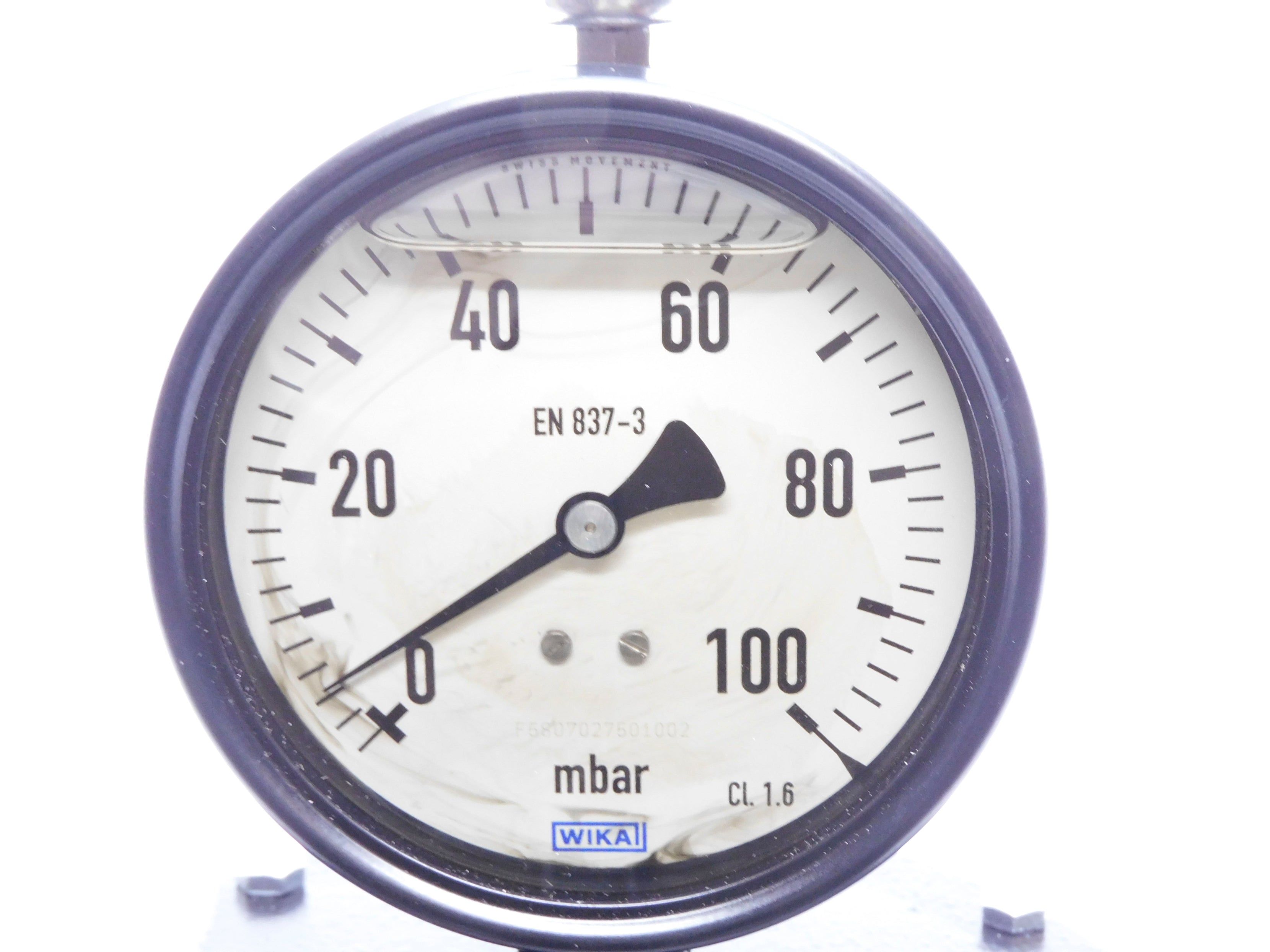 WIKA EN837-3 CI.1.6 0-100mbar NSNP