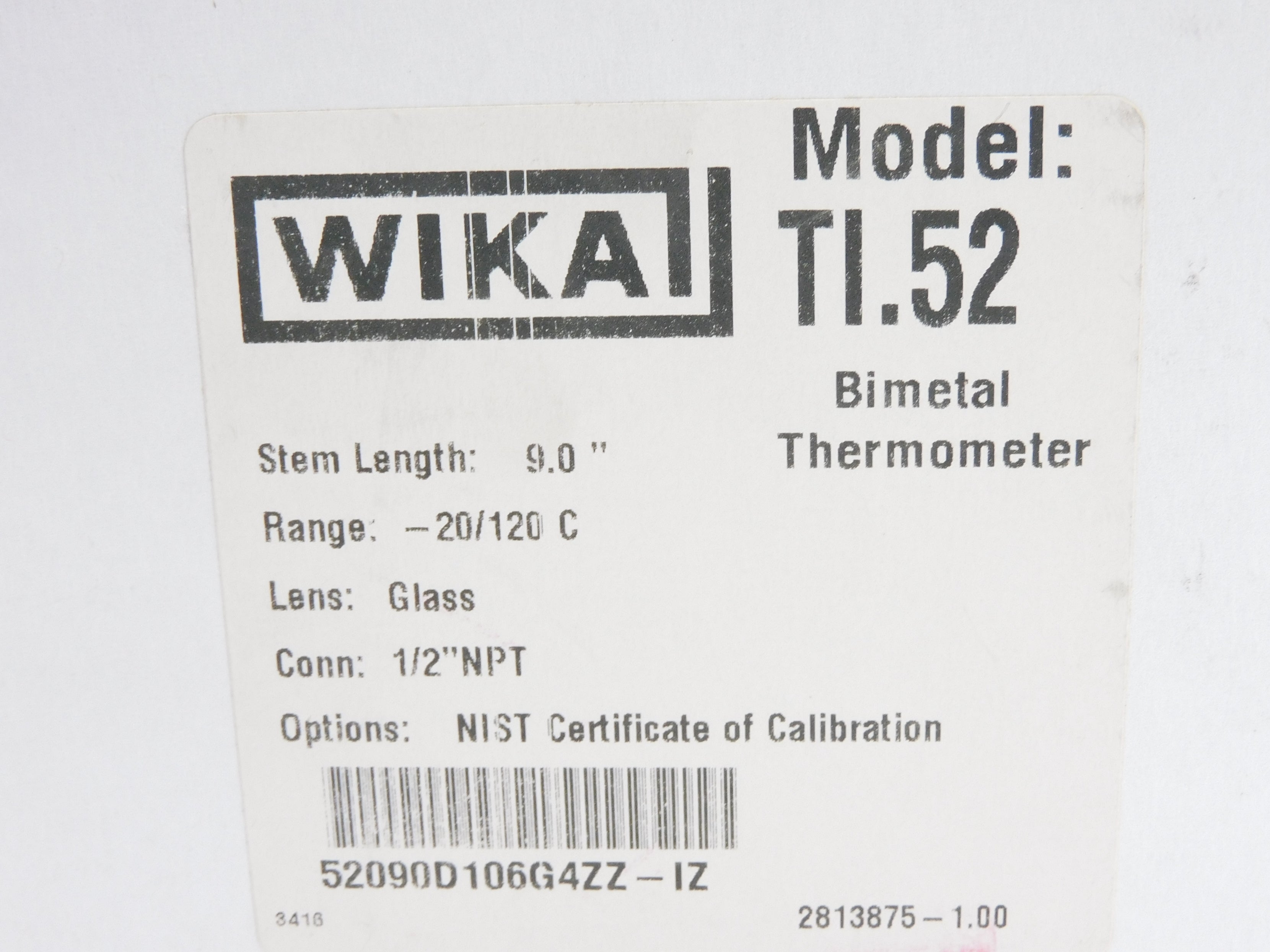 WIKA TI.52 -20/120C NSMP