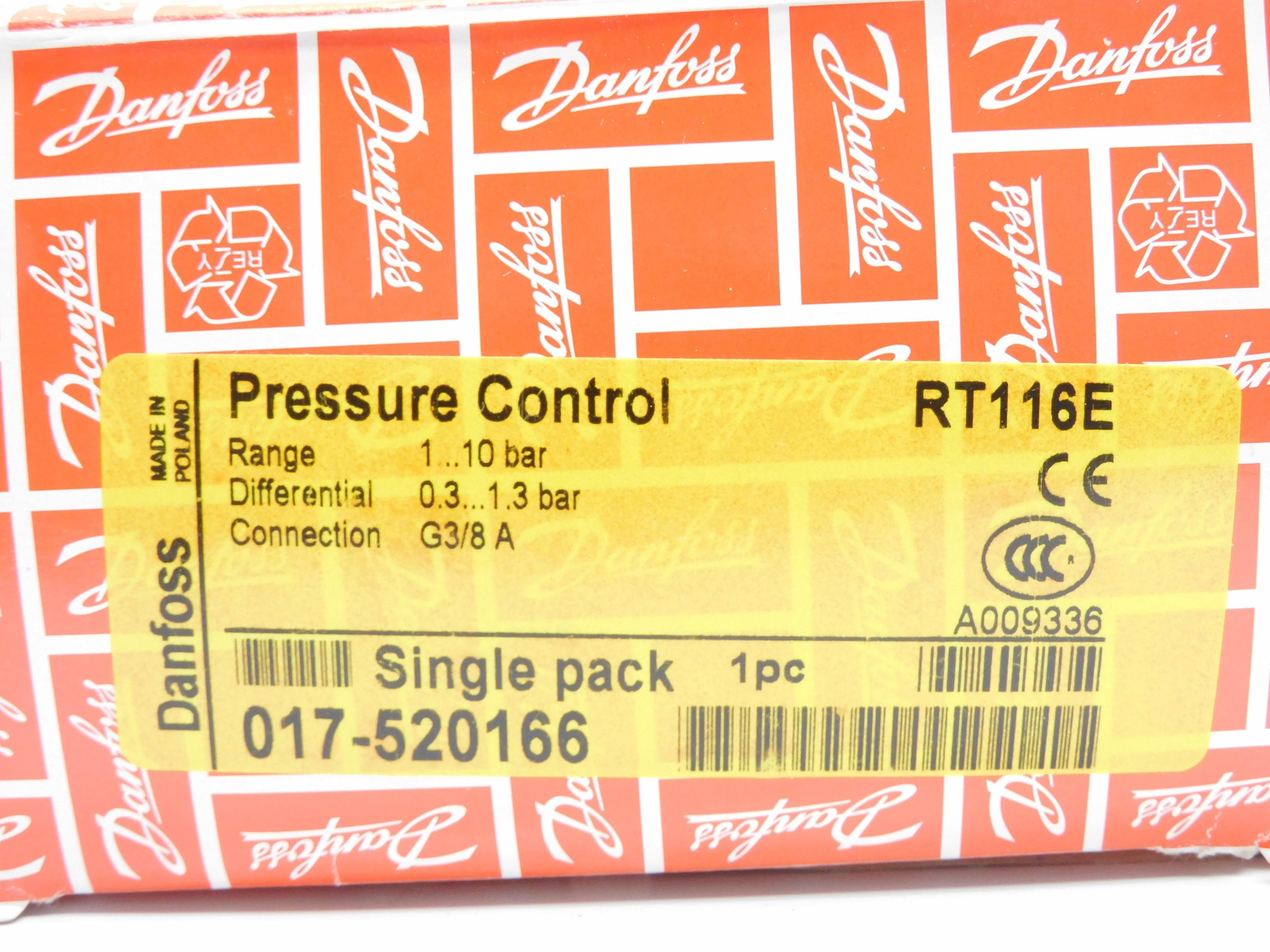 DANFOSS RT116E 017-520166 NSMP