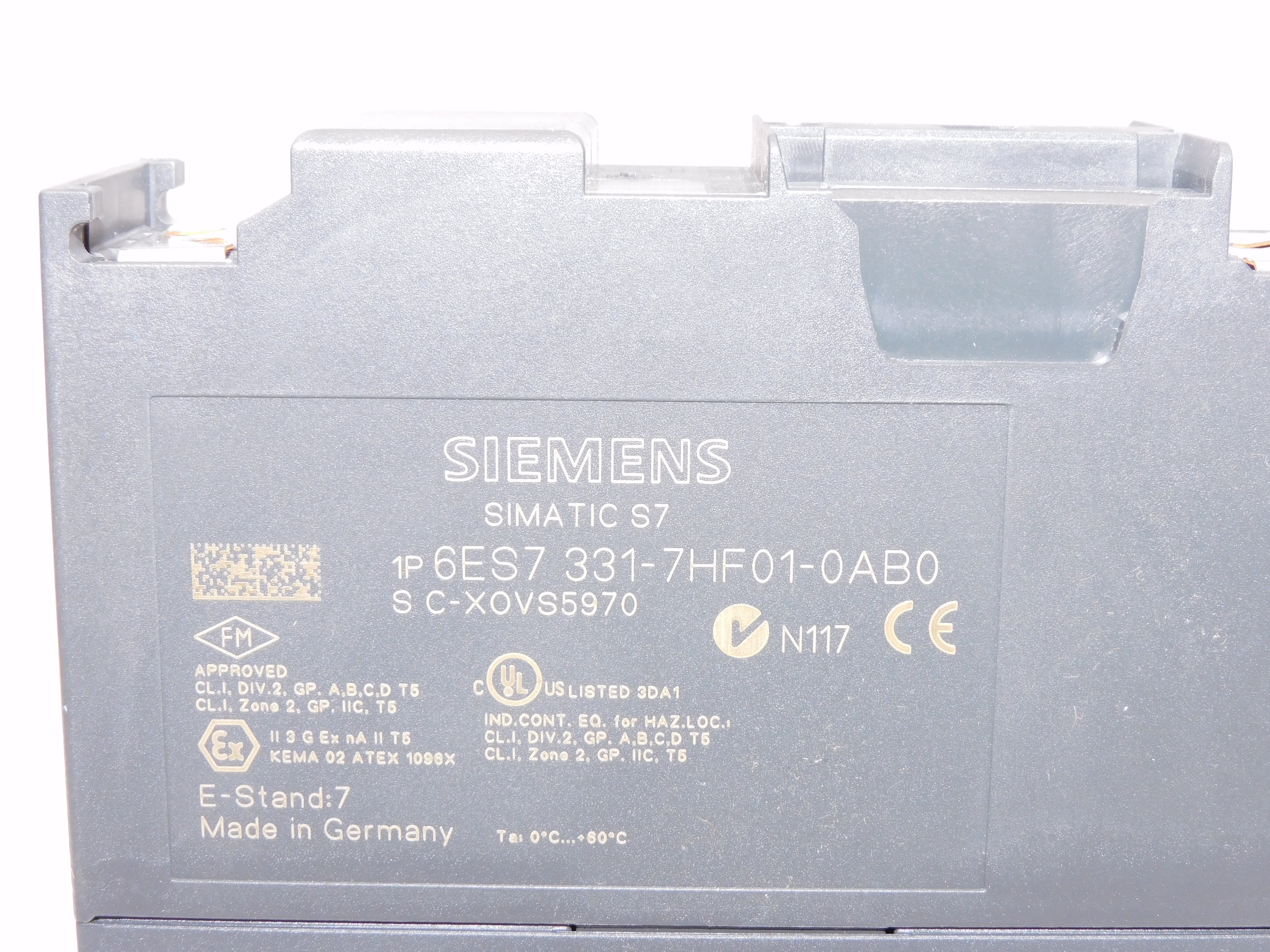 SIEMENS 6ES7331-7HF01-0AB0 NSMP