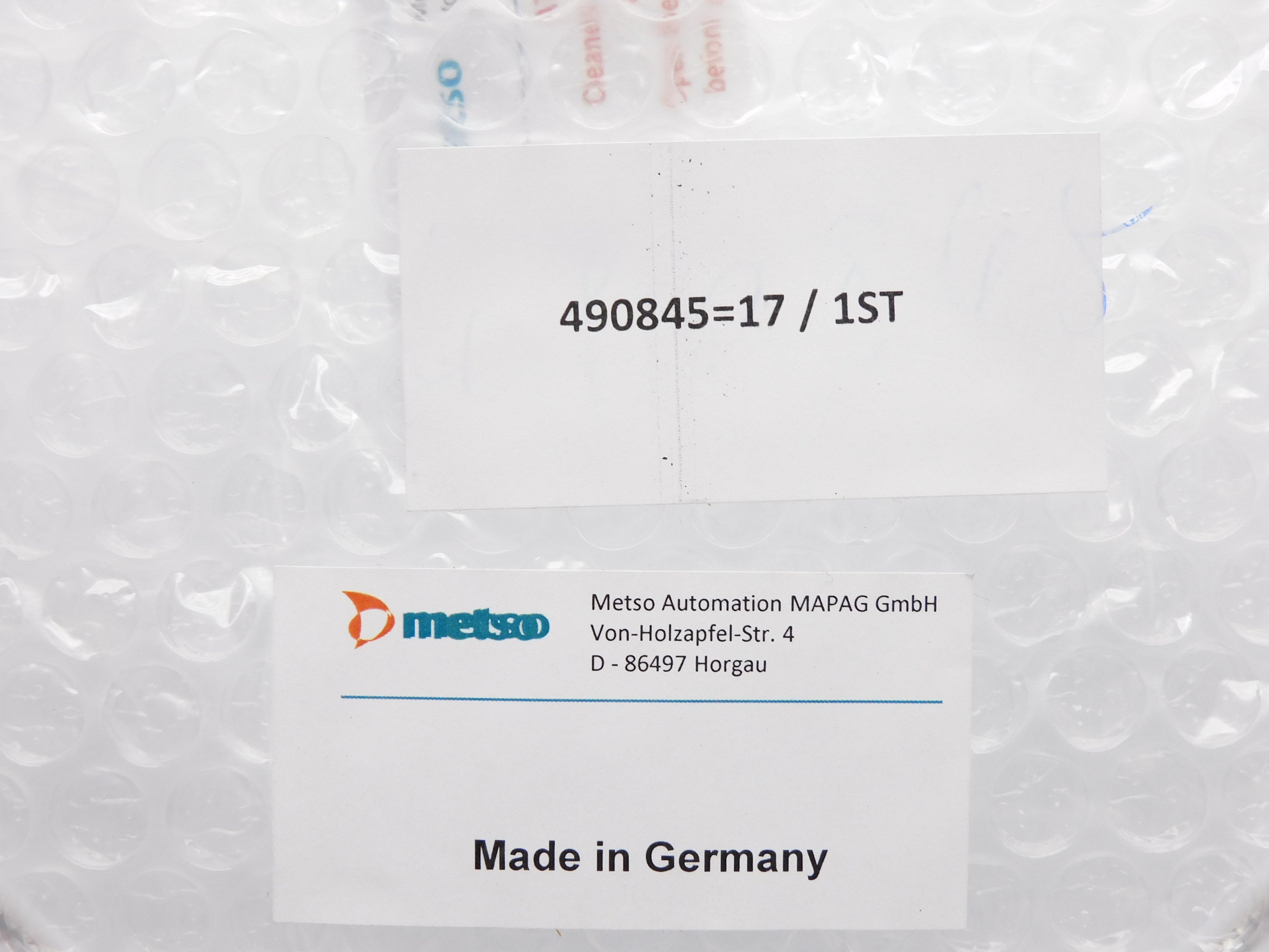 METSO 490845=17/1ST NSMP