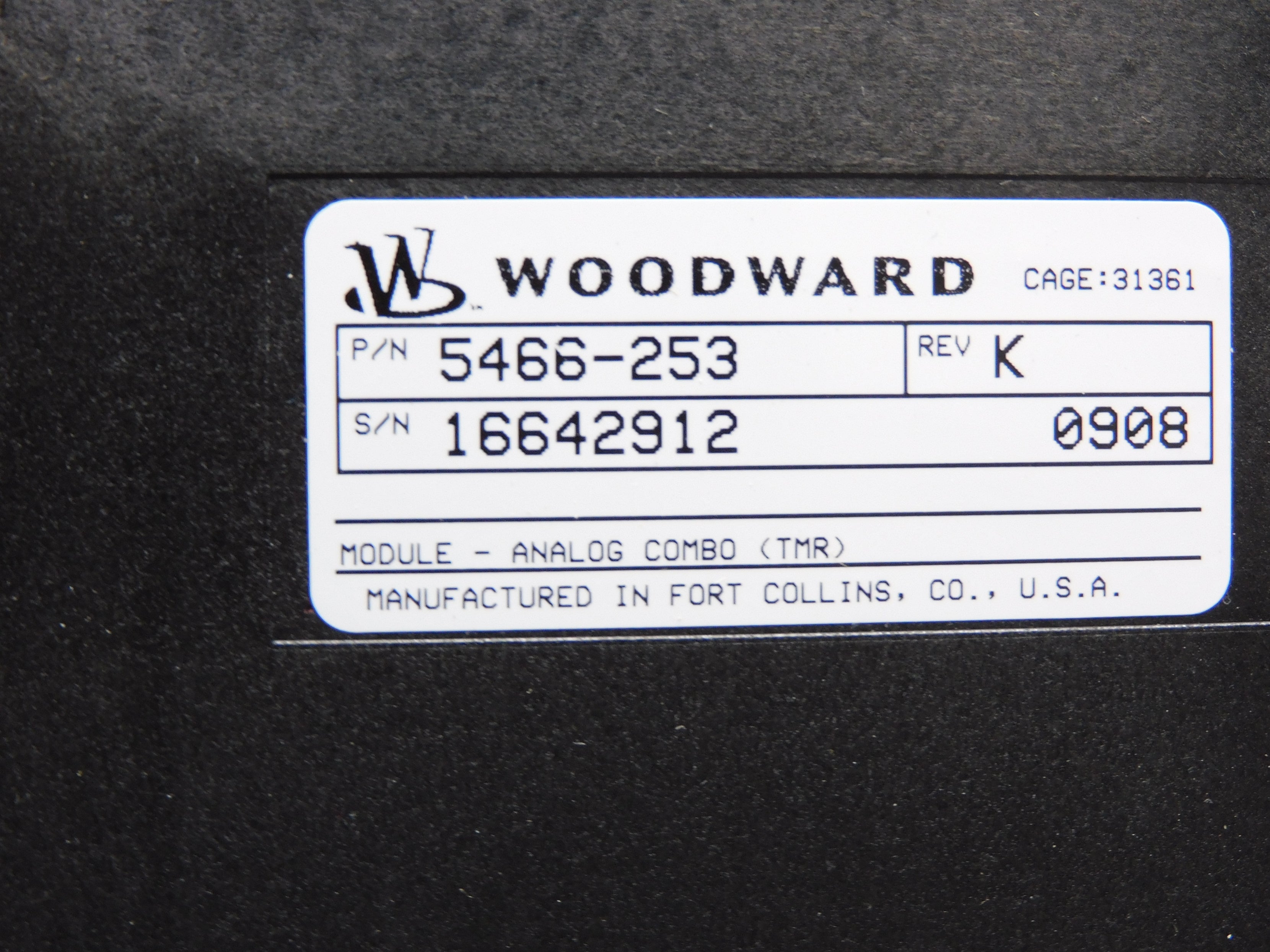 WOODWARD 5466-253 NSNP