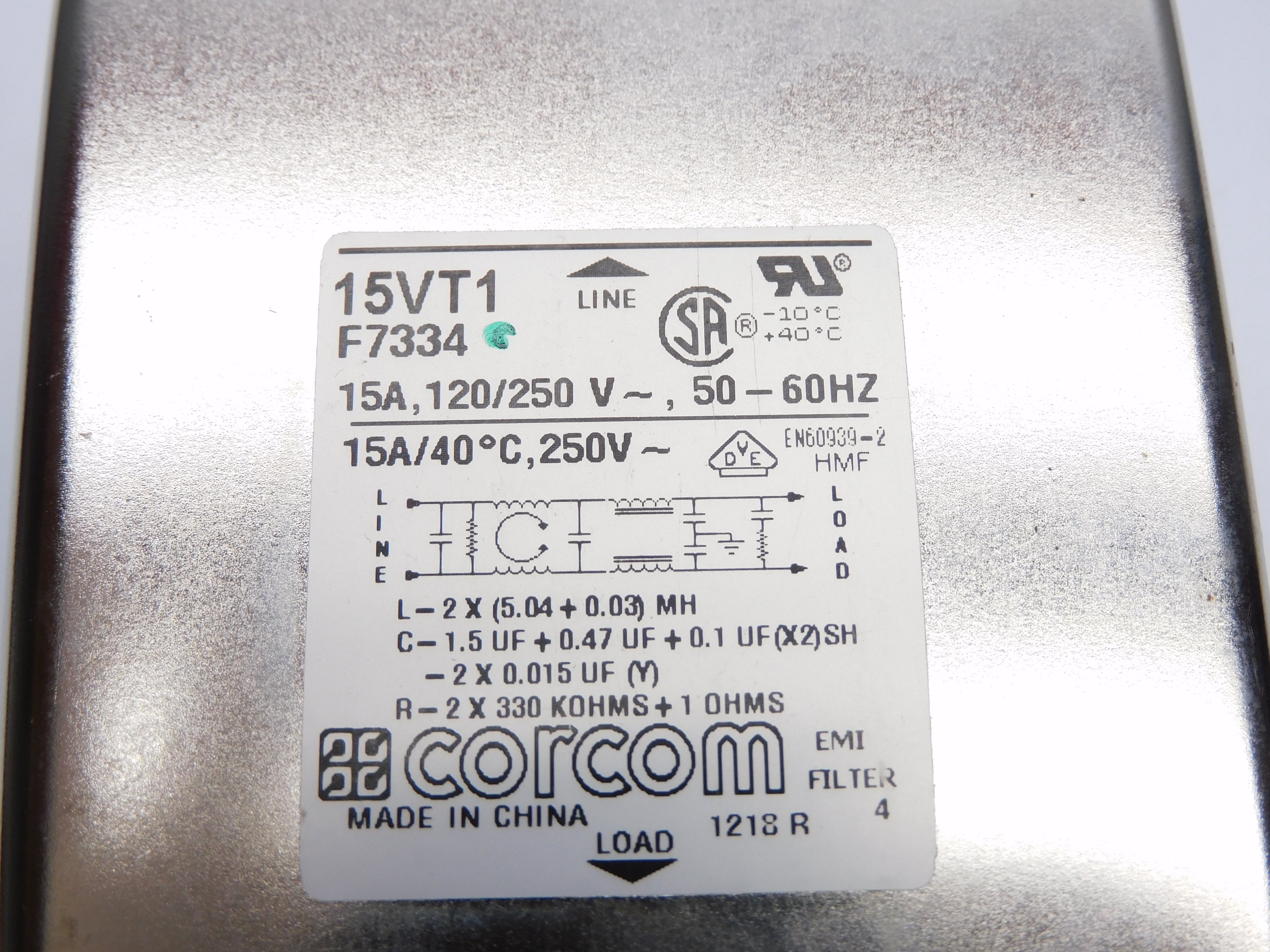CORCOM 15VT1 NSNP