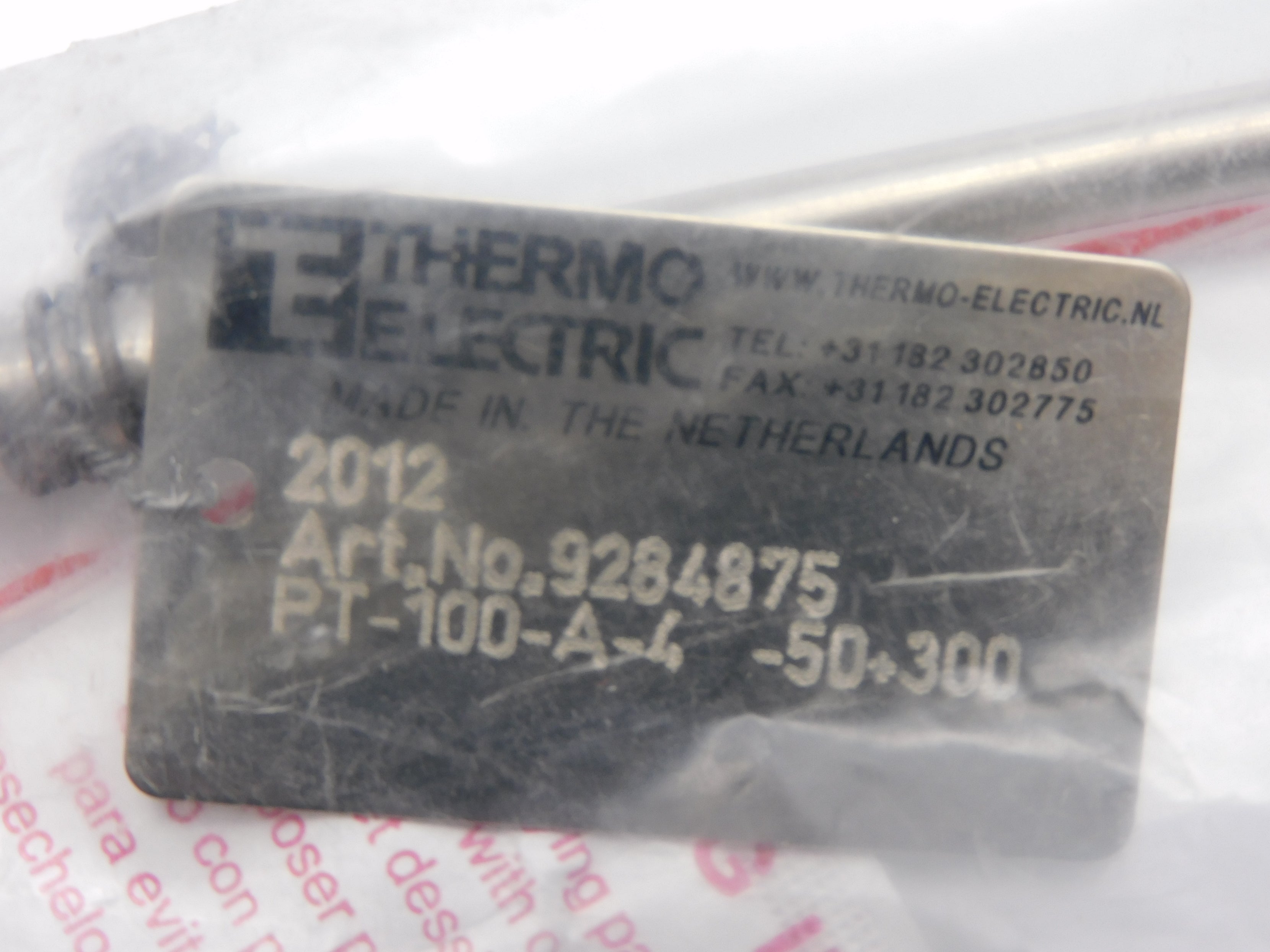 THERMO ELECTRIC PT-100-A-4 NSNP