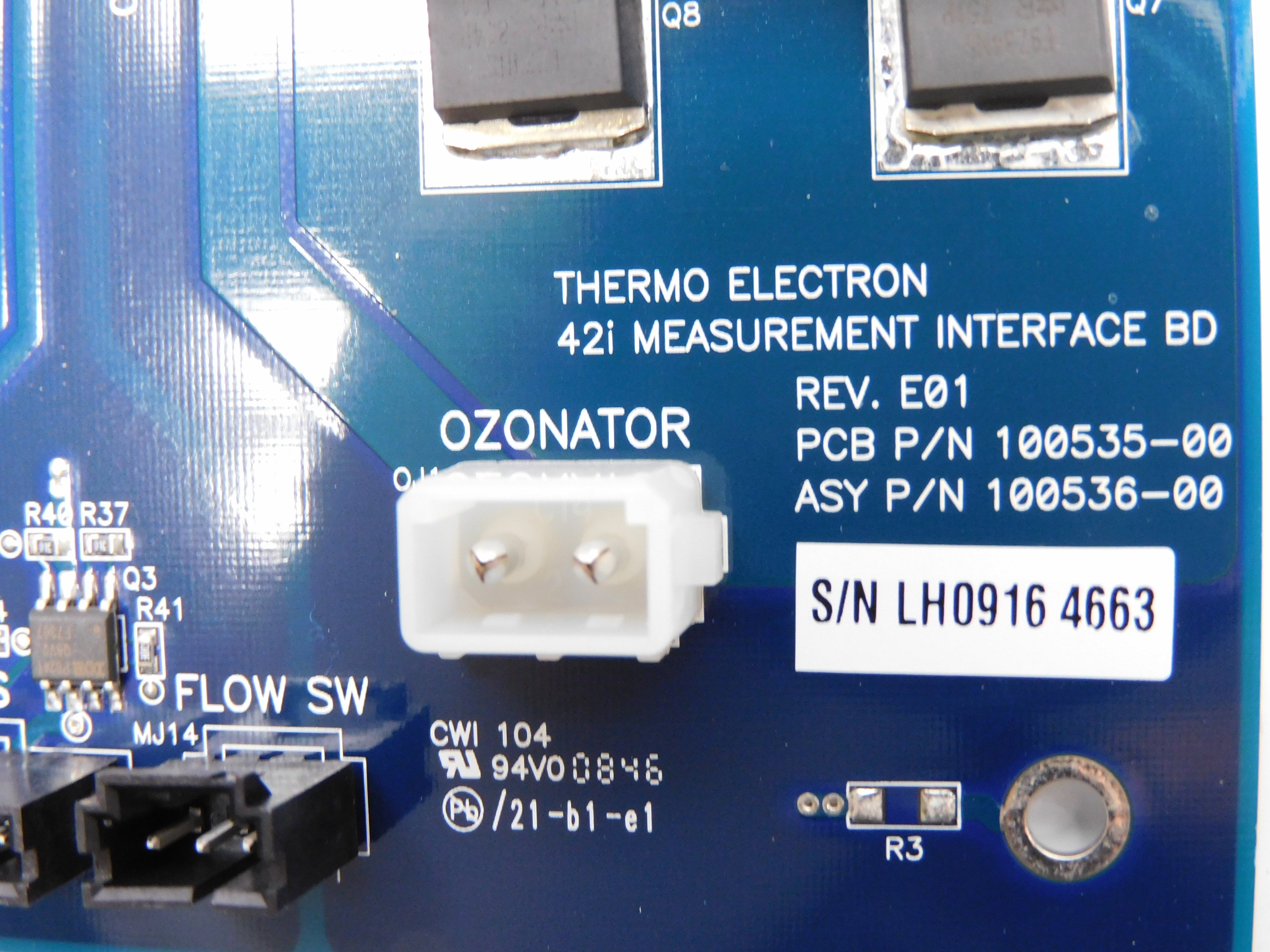 THERMO ELECTRON 100535-00 REV. E01 NSNP
