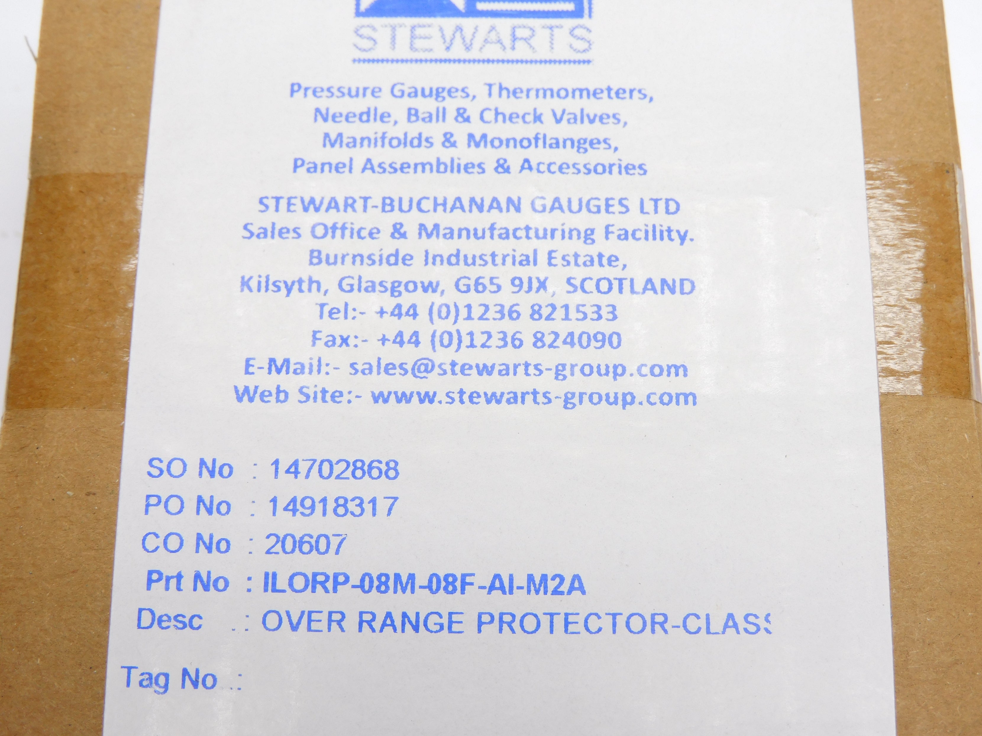 STEWARTS ILORP-08F-AI-M2A NSMP