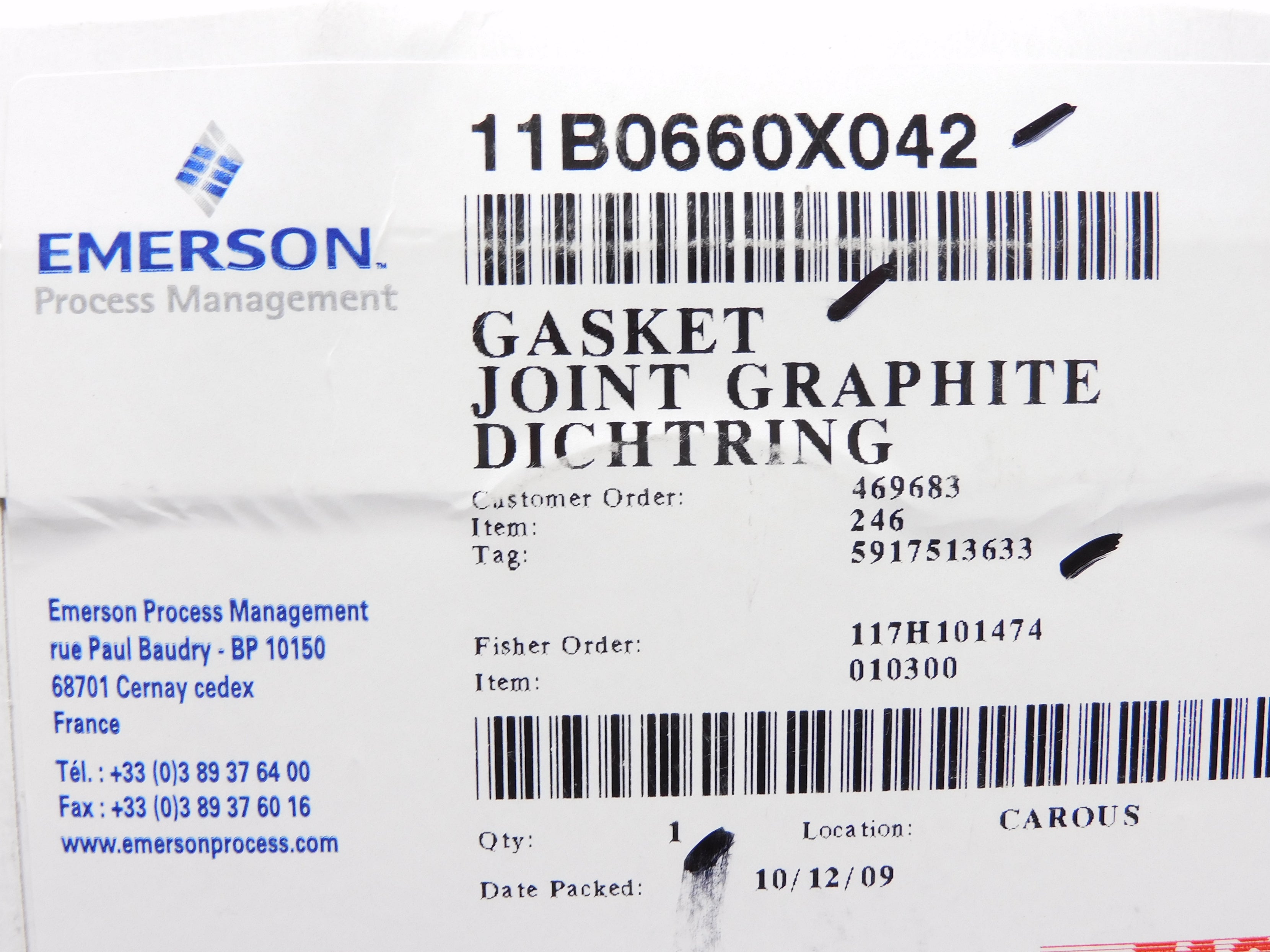 EMERSON 11B0660X042 NSMP