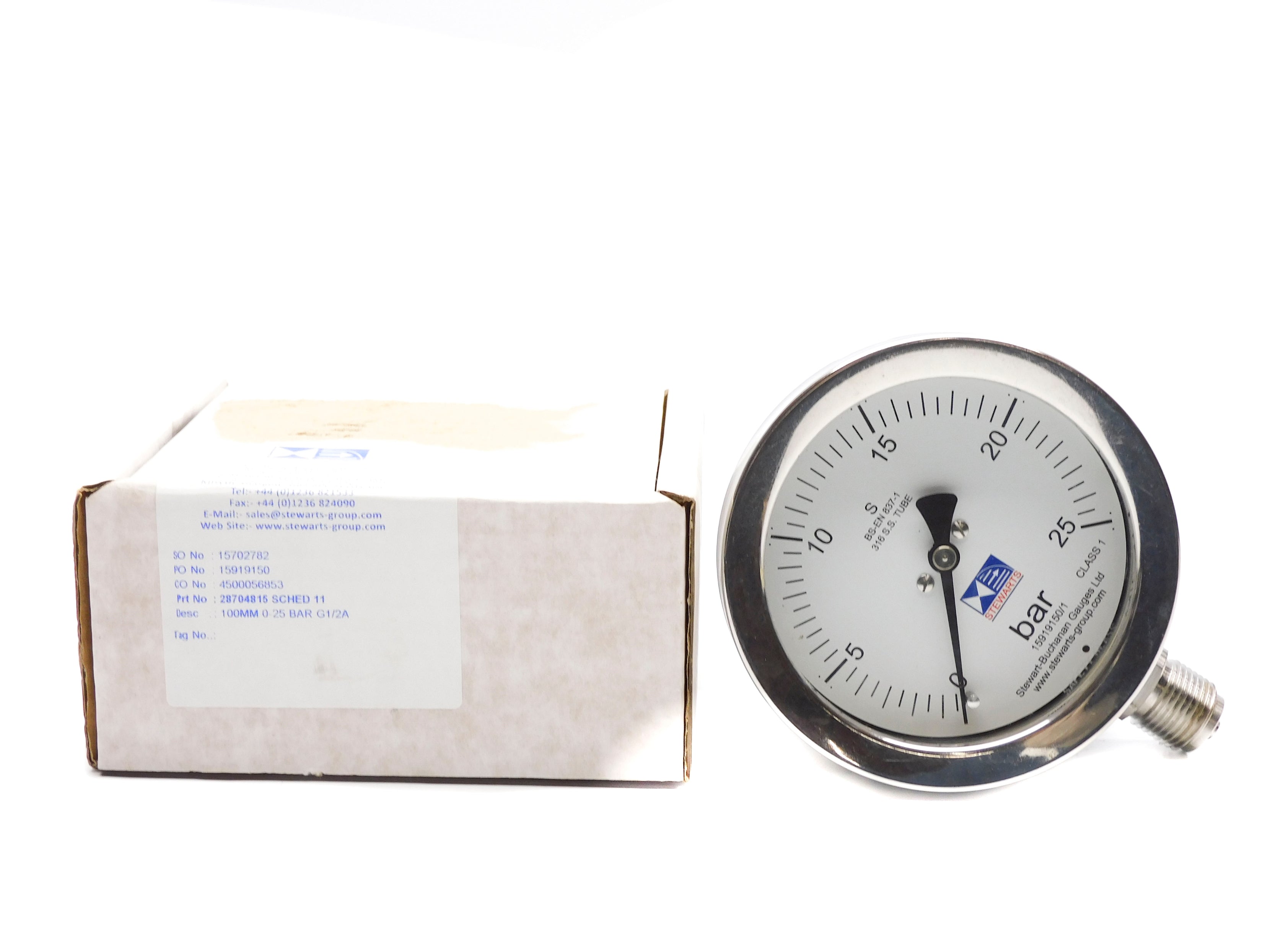 STEWARTS 28704815 (SCHED11) 0-25BAR NSMP