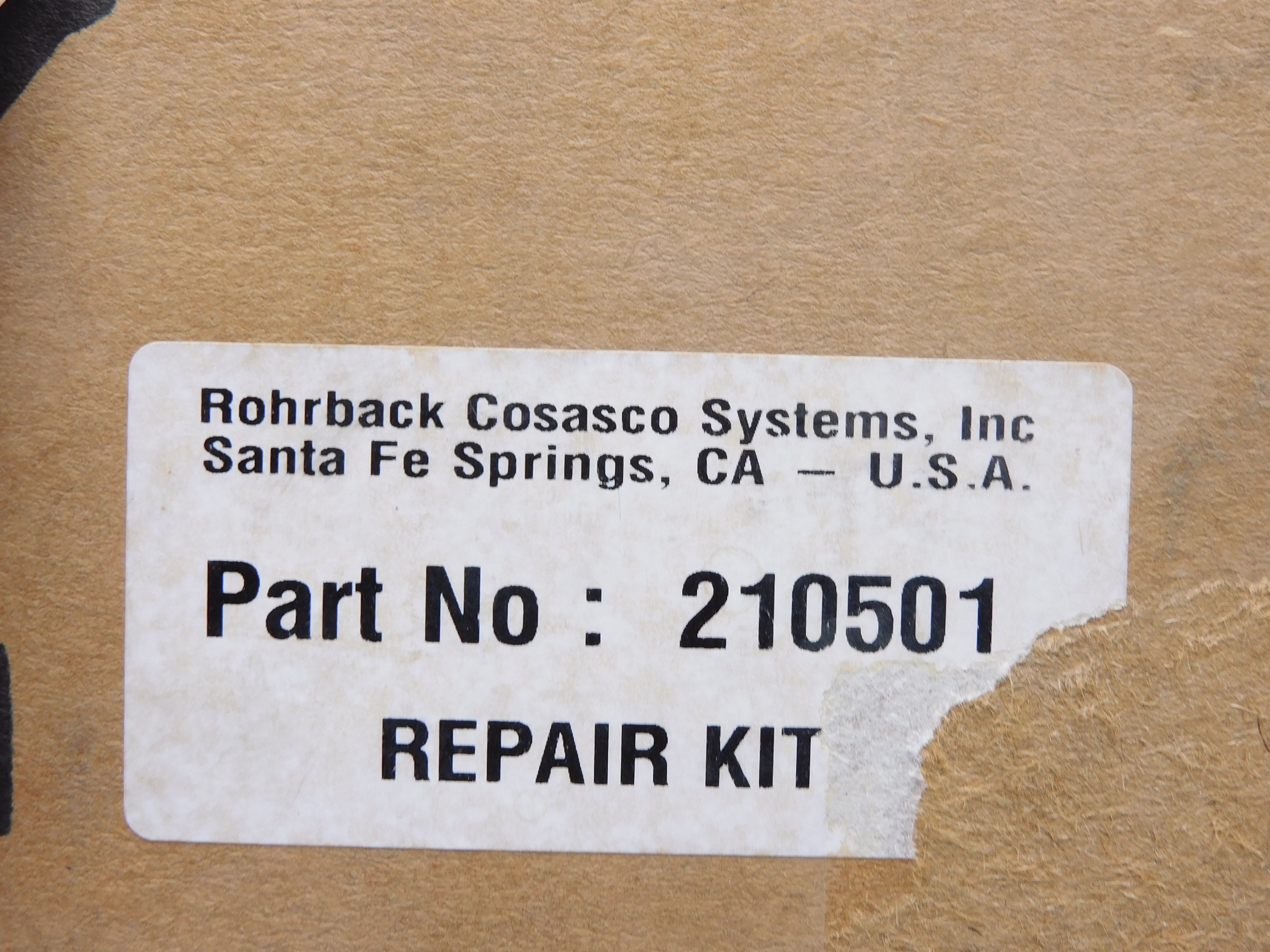 ROHRBACK COSASCO 210501 NSFS