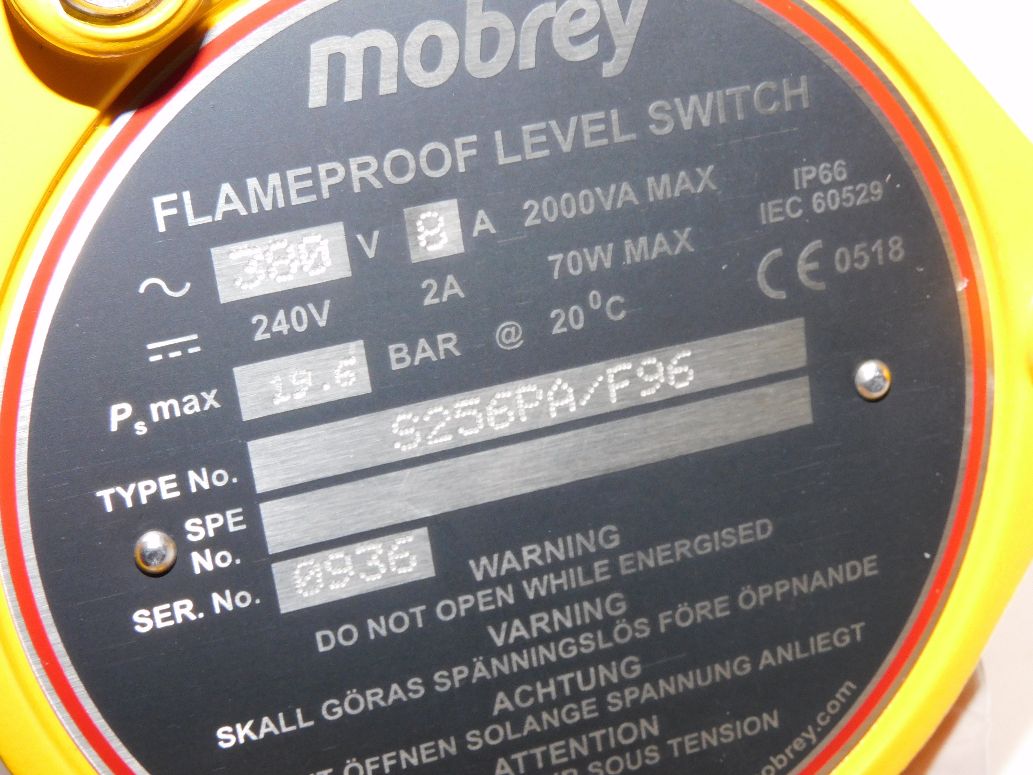 MOBREY S256PA/F96 NSNP