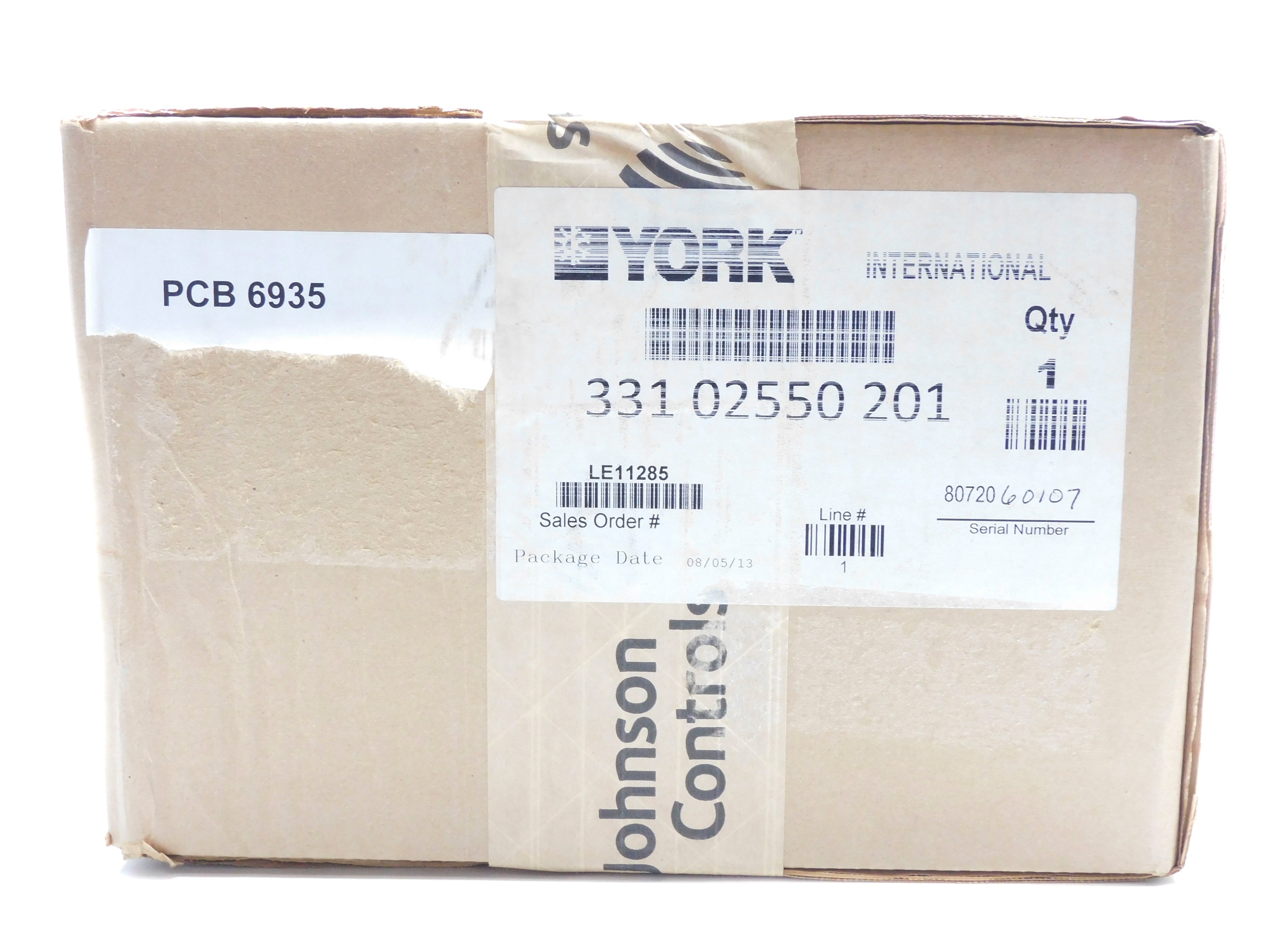 JOHNSON CONTROLS YORK 33102550201 NSFS