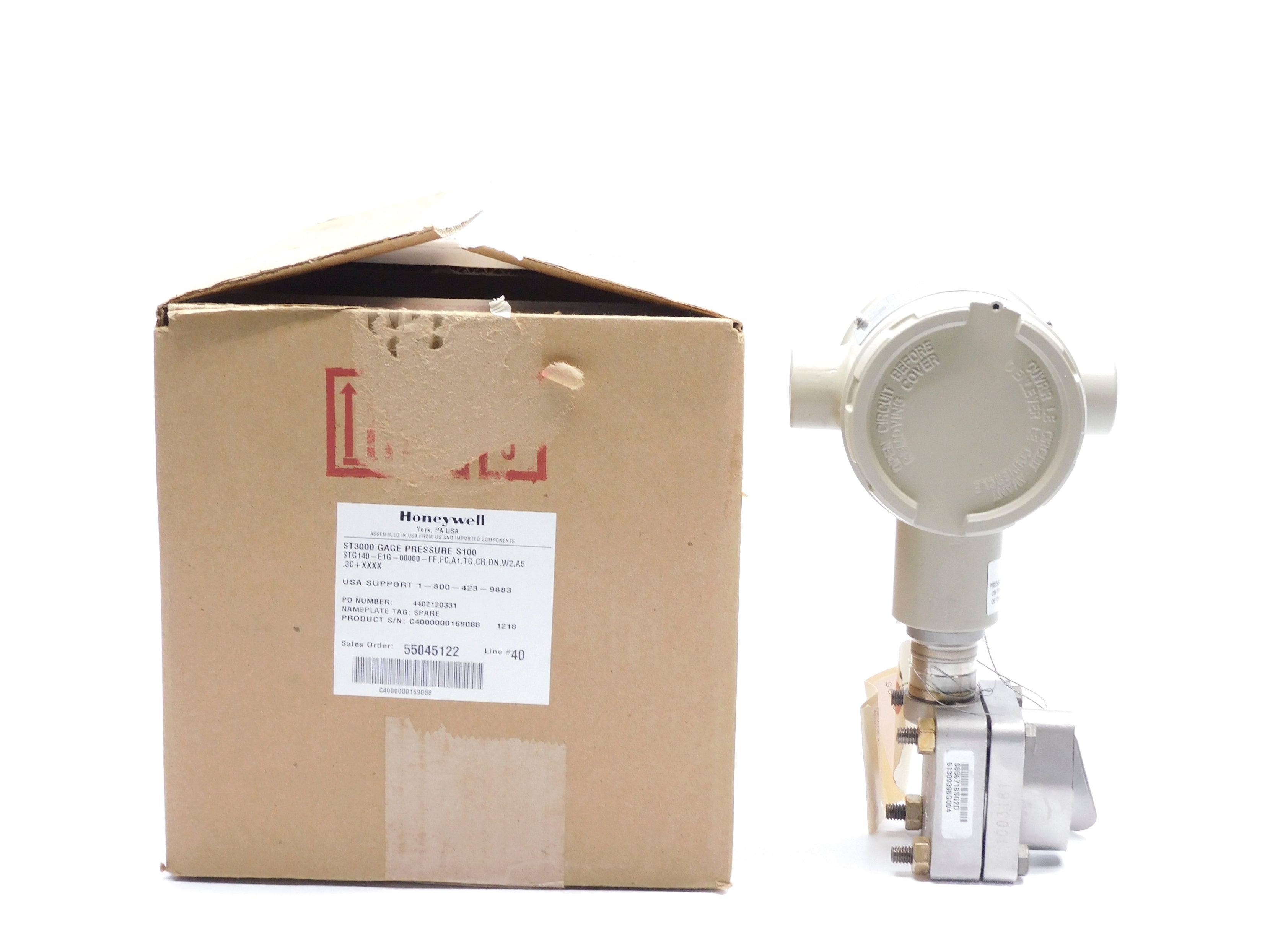HONEYWELL STG140-E1G-00000-FF,FC,A1,TG,CR,DN,W2,A5,3C+XXXX NSMP