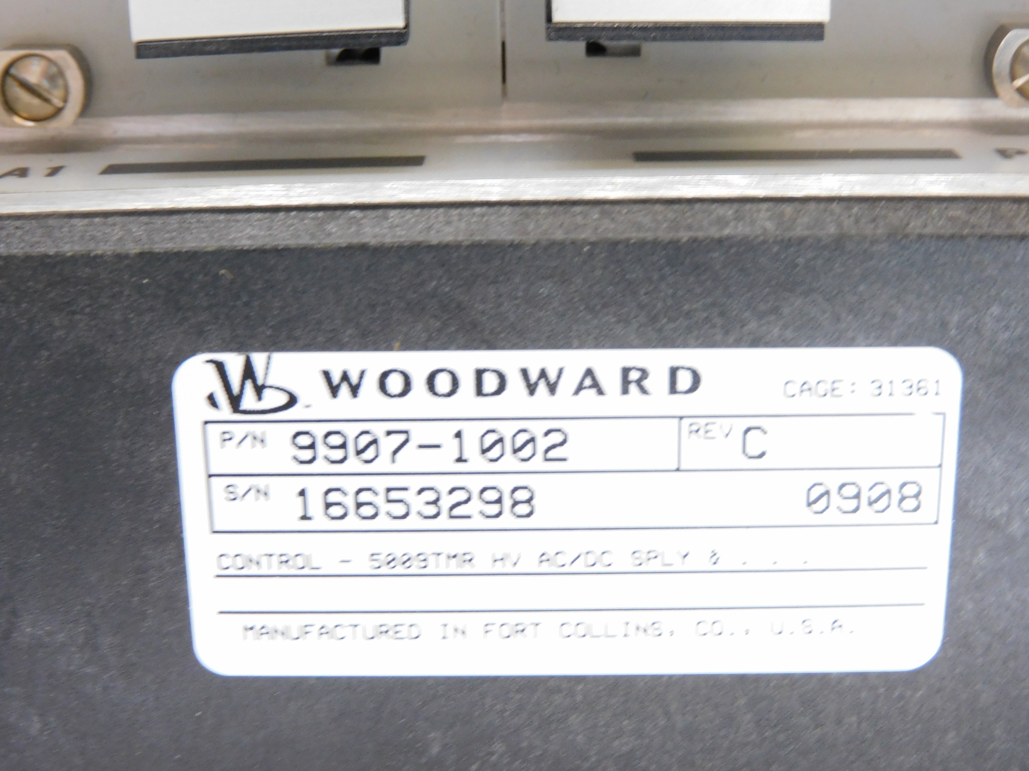 WOODWARD 9907-1002 5454-425 NSNP