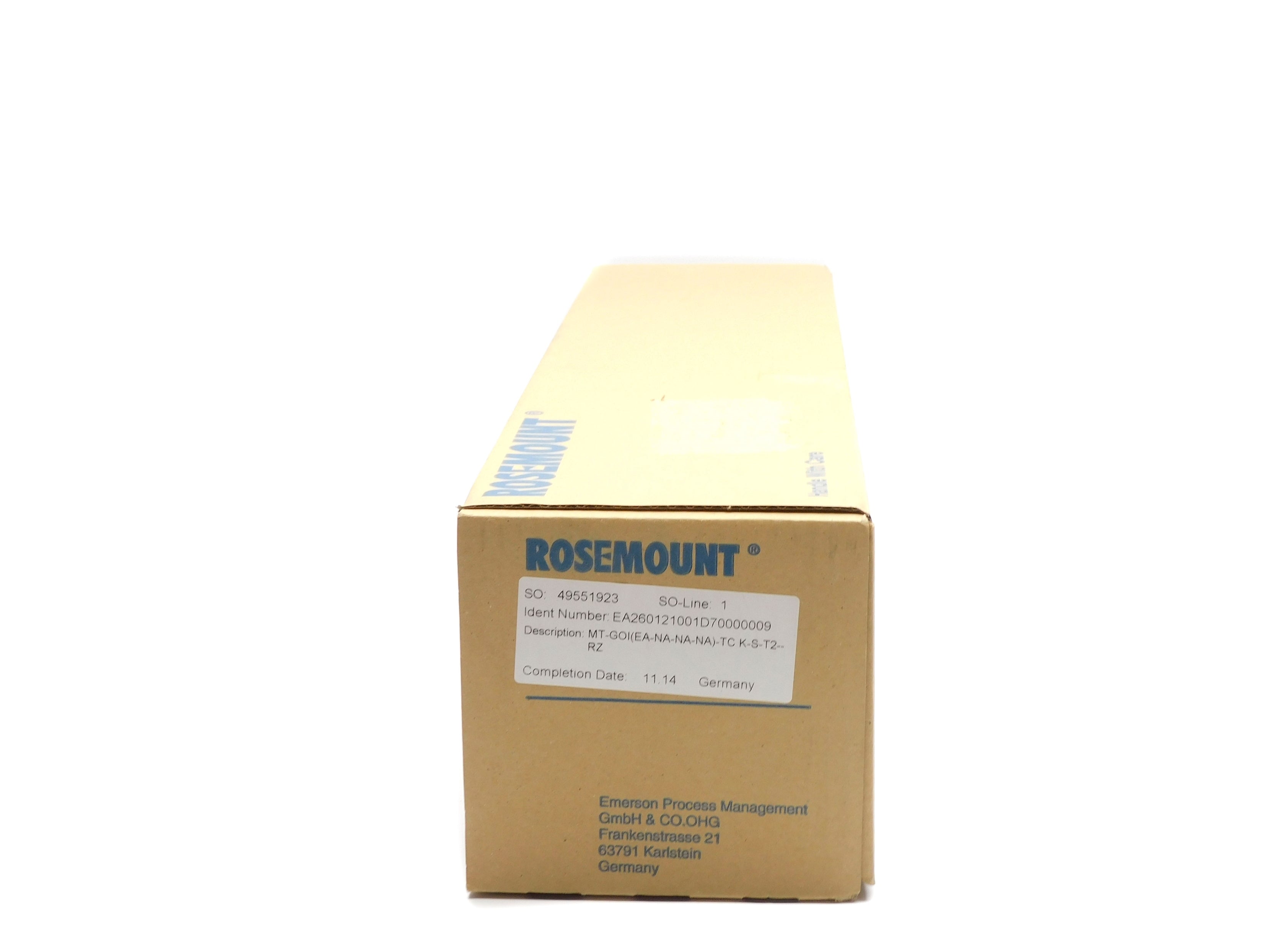 ROSEMOUNT MT-GOI(EA-NA-NA-NA)TC-K-S-T2-RZ NSFS