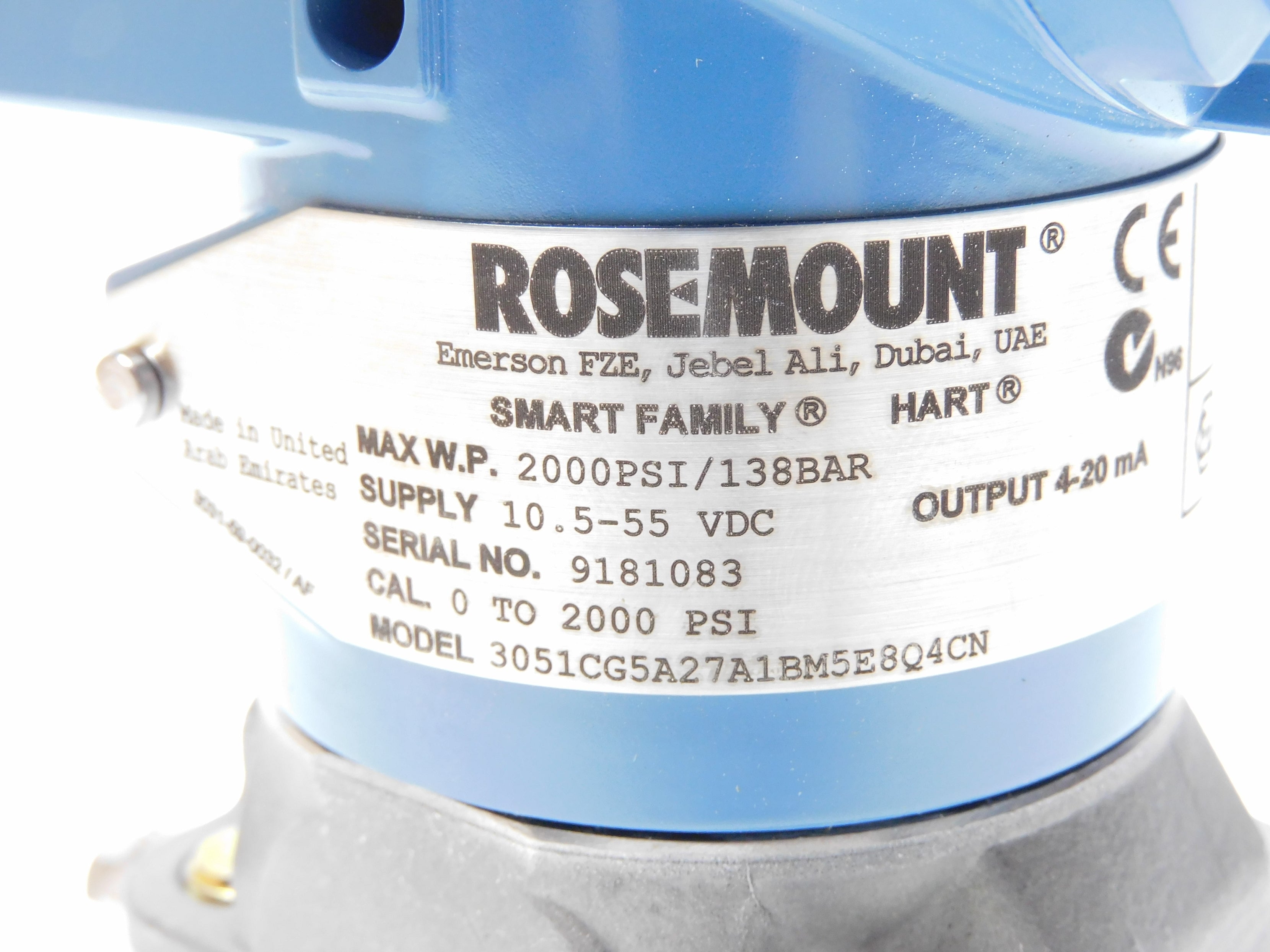ROSEMOUNT 3051CG5A27A1BM5E8Q4CN NSMP