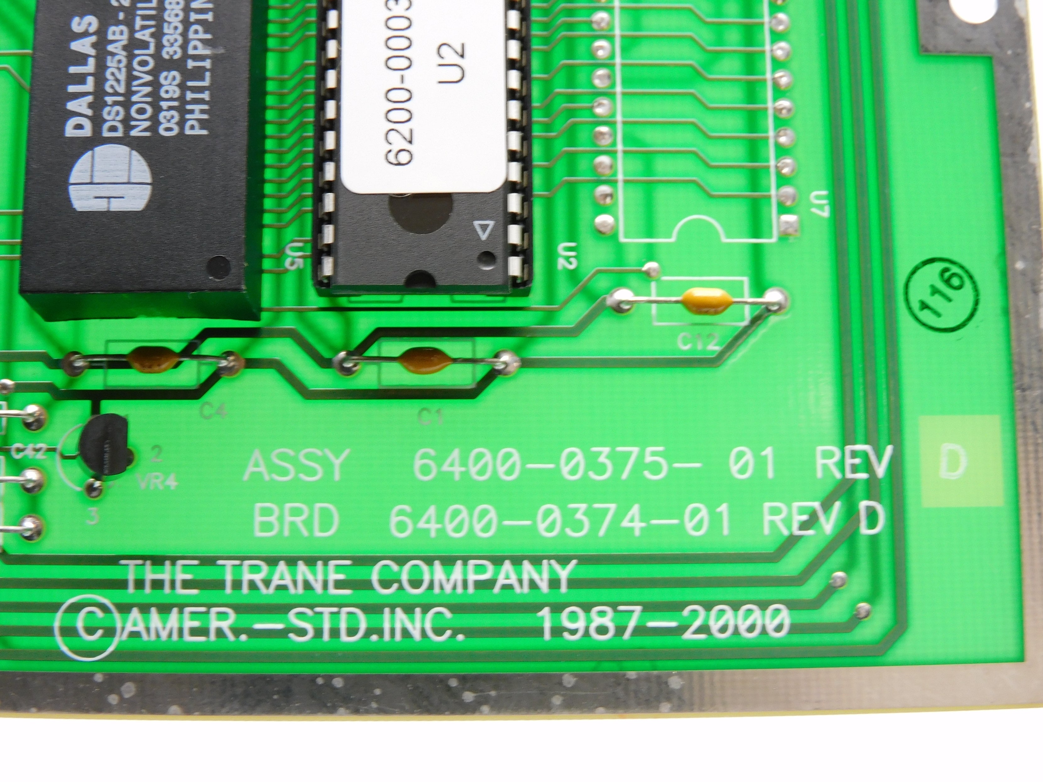 AMERICAN STANDARD 6400-0374-01 REV. D NSNP