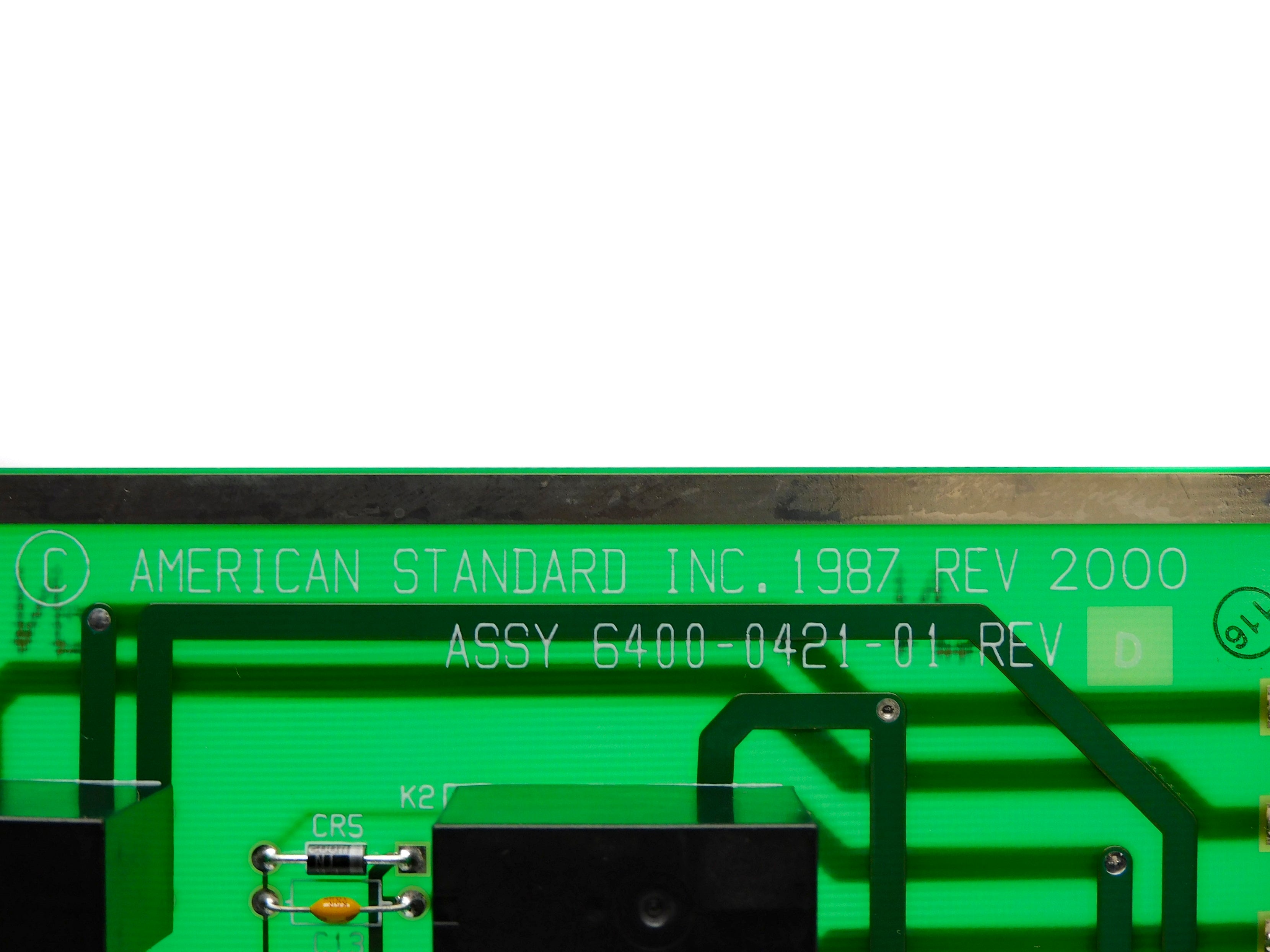 AMERICAN STANDARD 6400-0421-01 6400-0420-01 REV. D NSNP