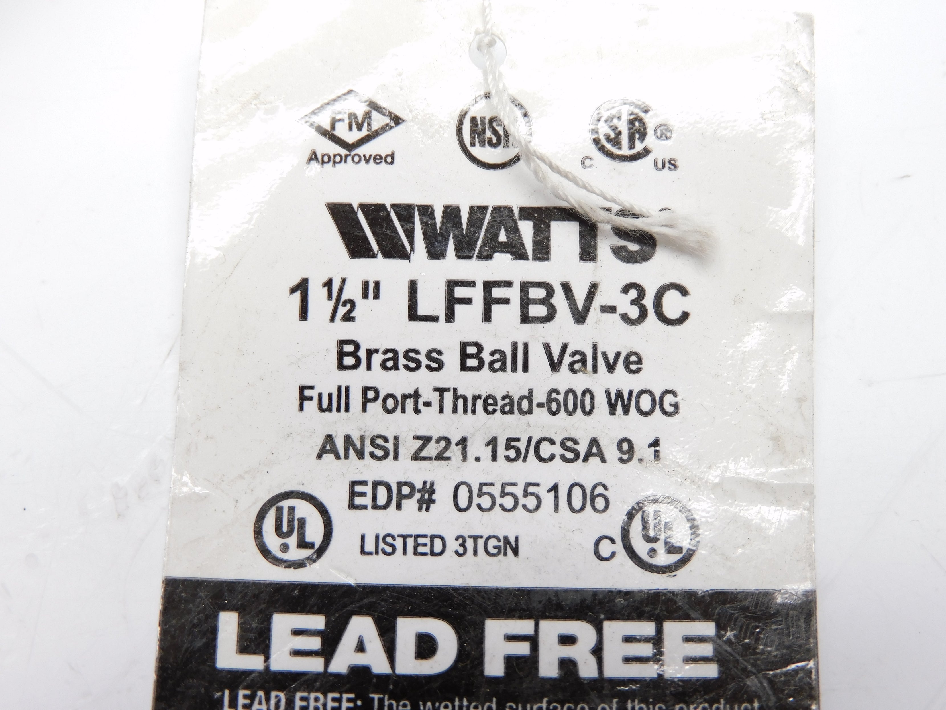 WATTS LFFBV-3C NSNP