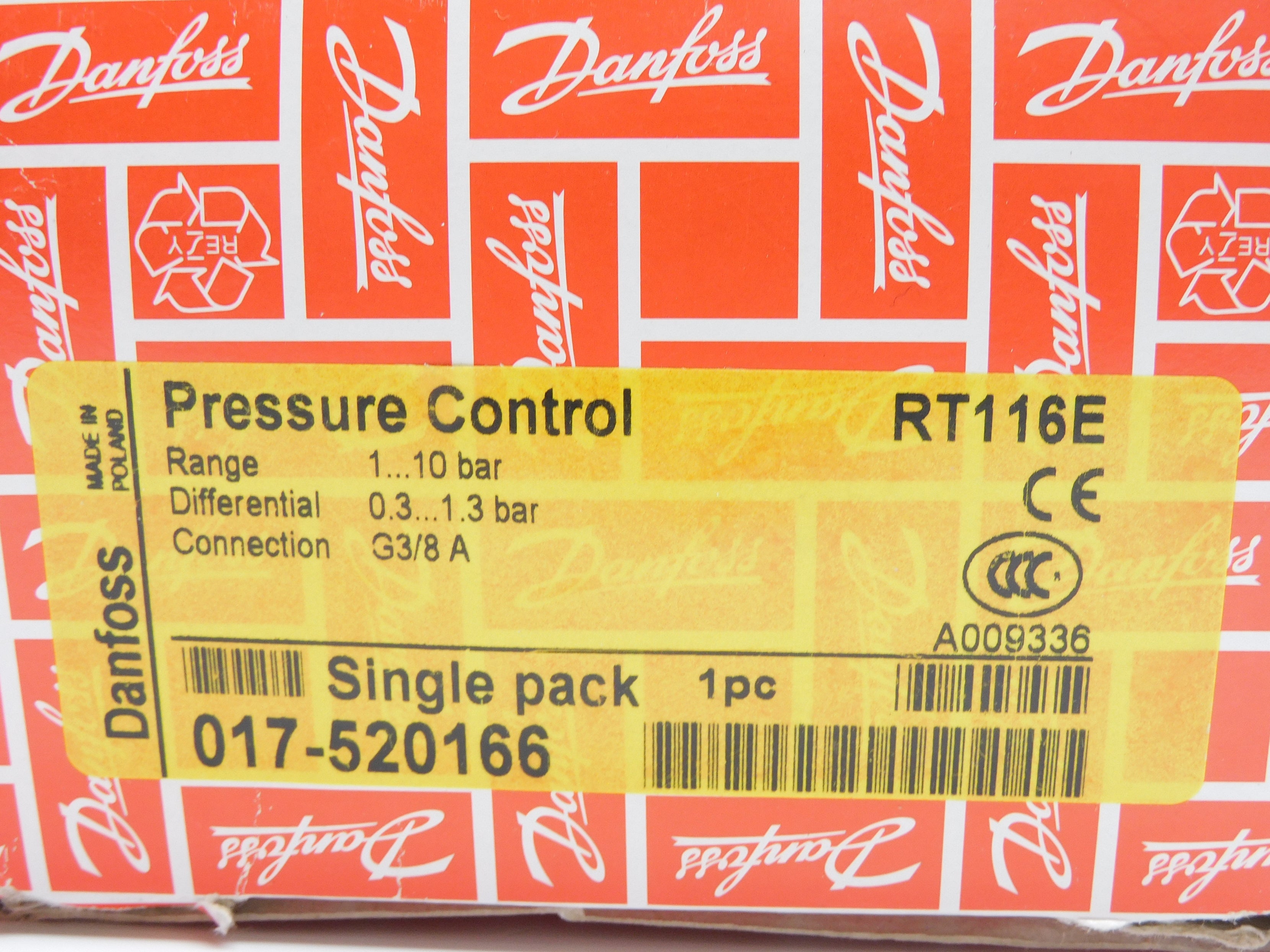 DANFOSS RT116E 017-520166 (AS PICTURED) NSMP