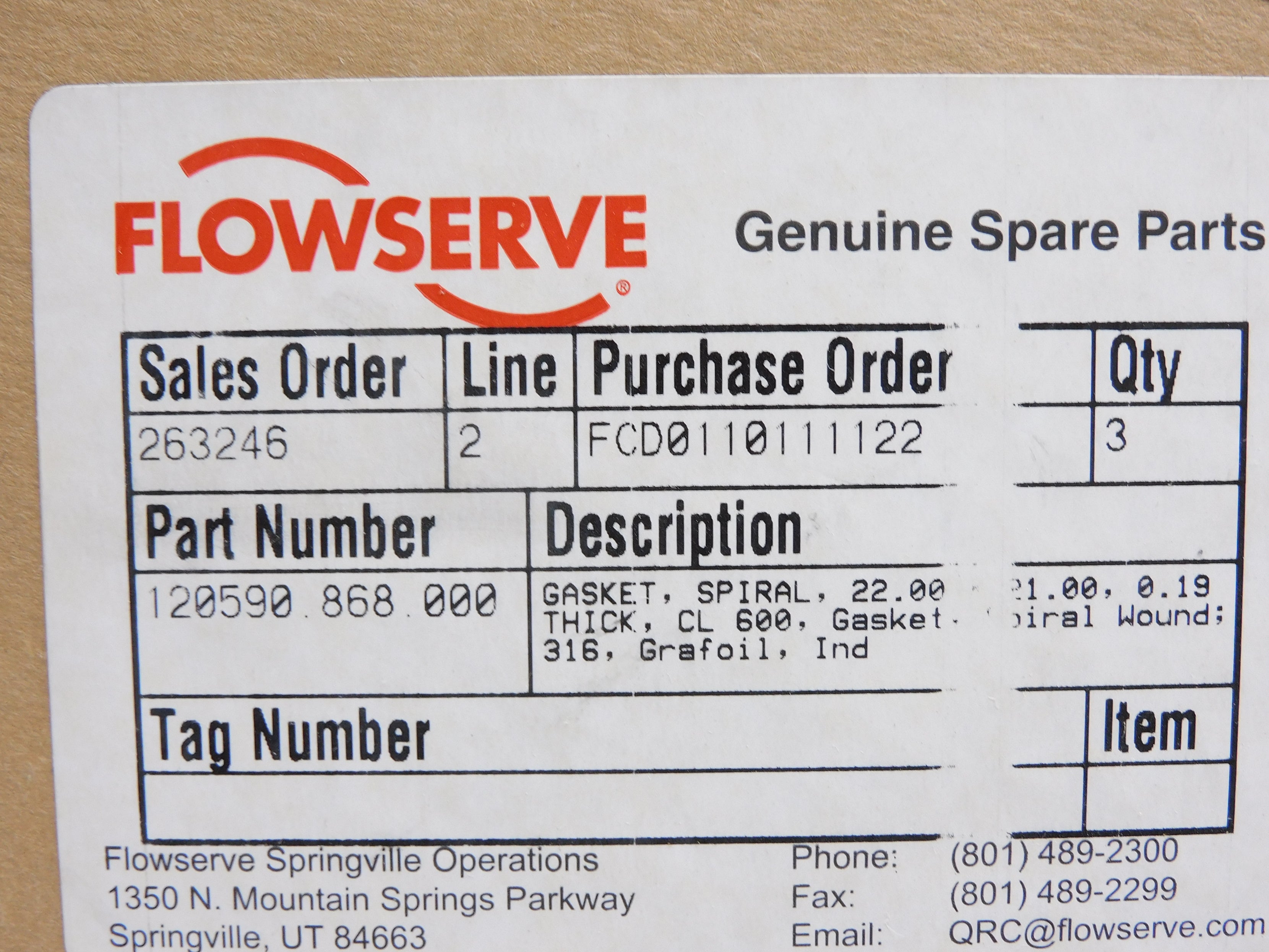 FLOWSERVE 120590.868.000 NSMP