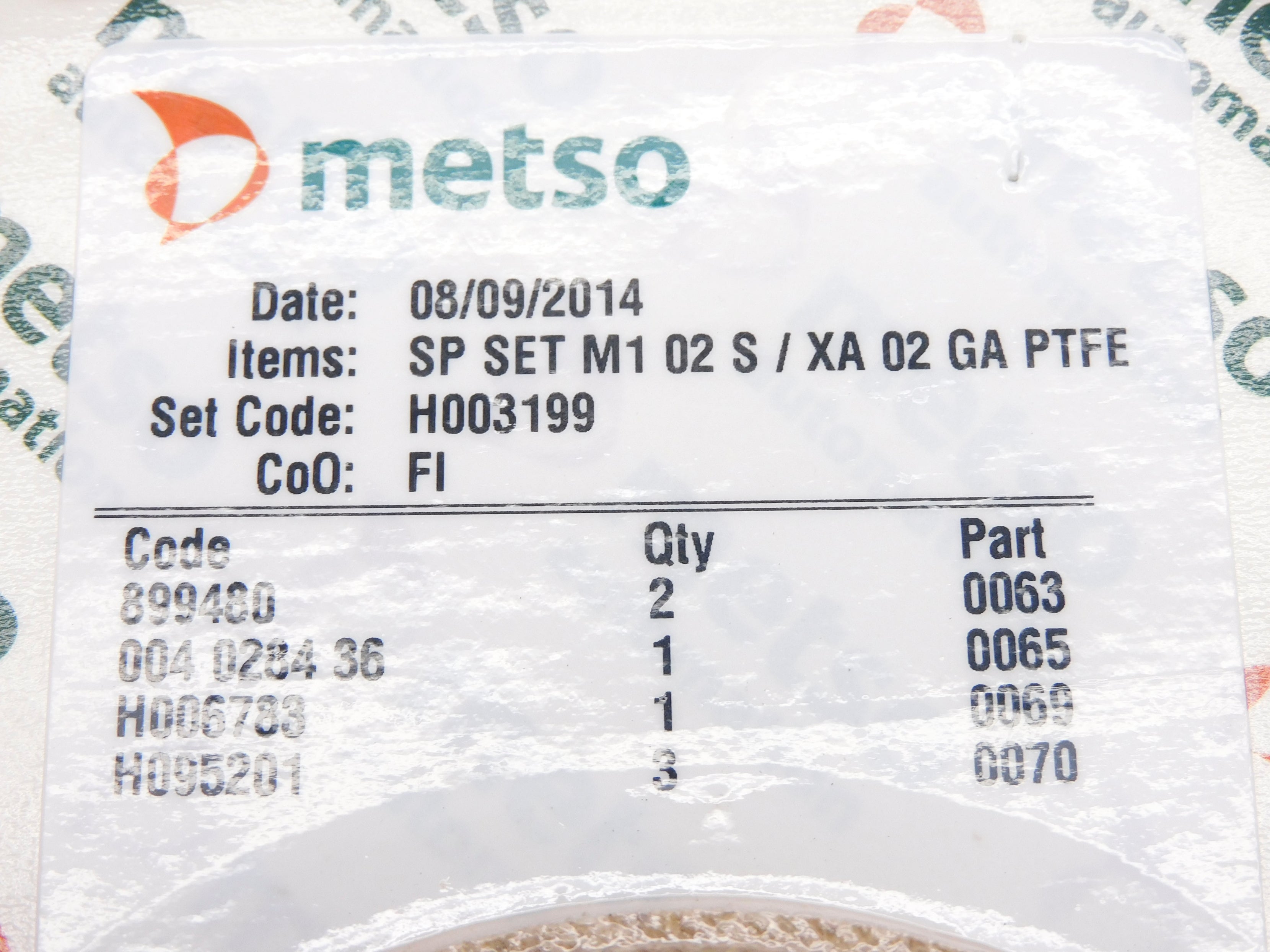 METSO H003199 NSMP