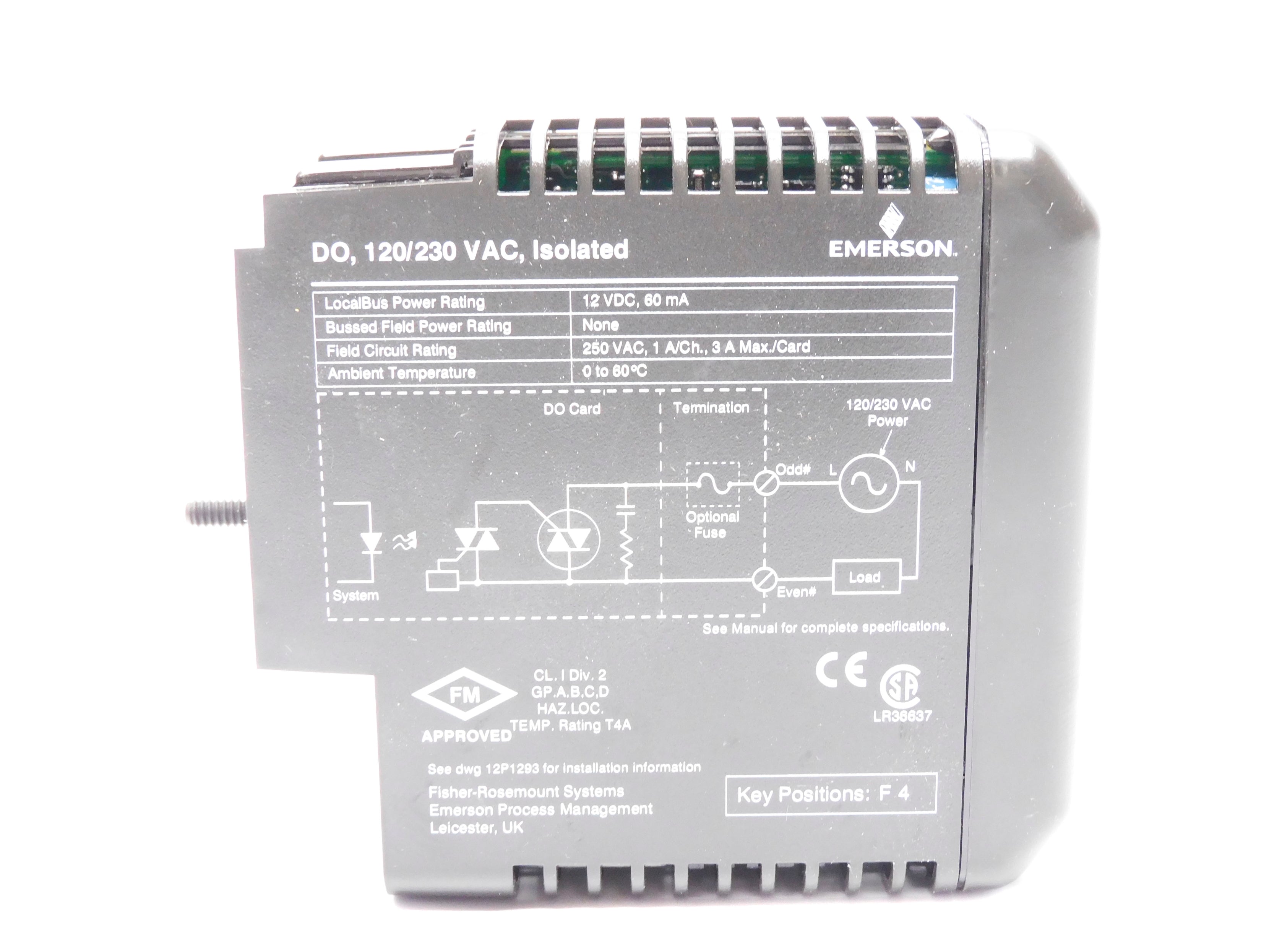 FISHER ROSEMOUNT KJ3001X1-BA1 12P0558X152 NSNP