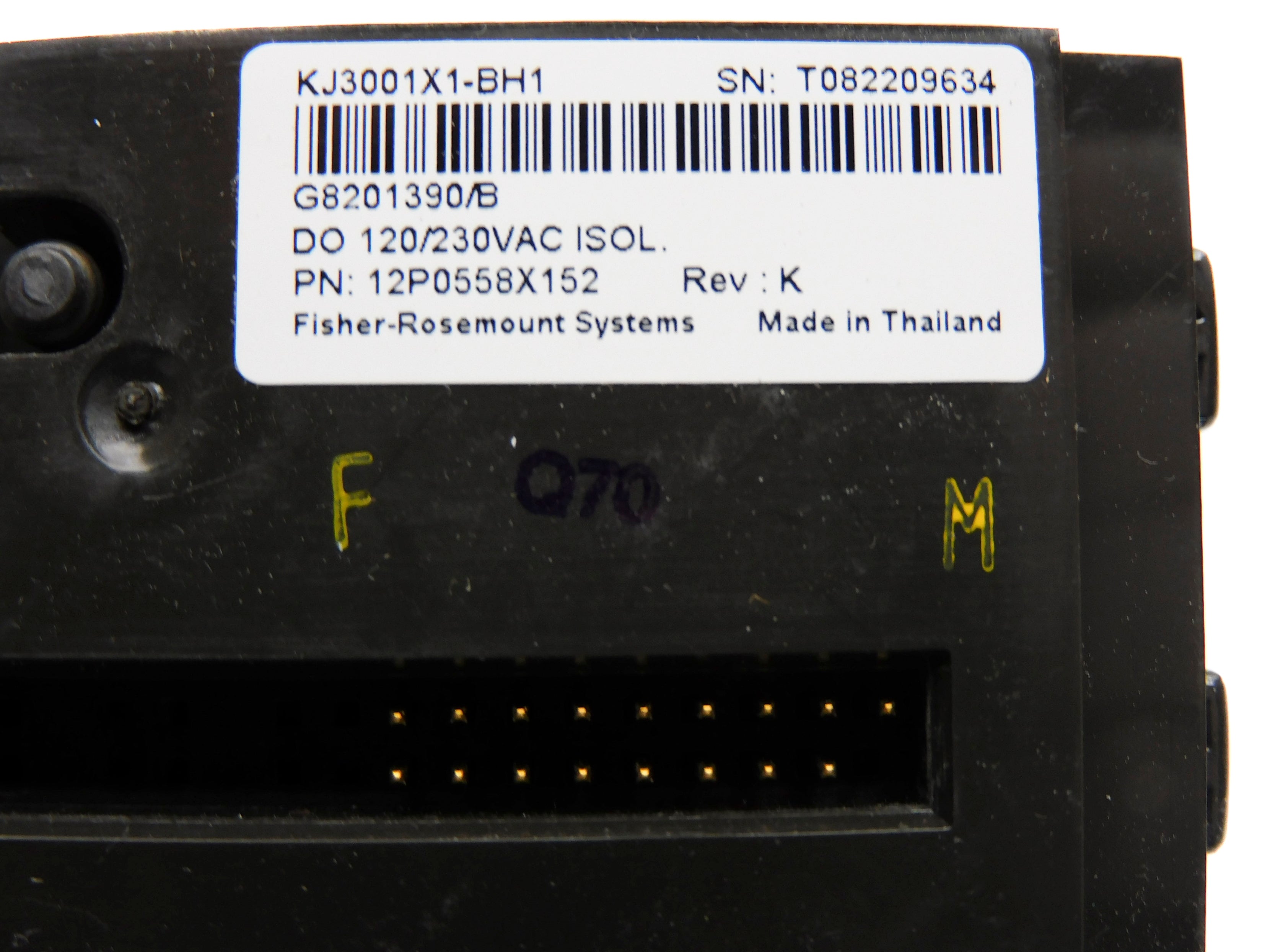 FISHER ROSEMOUNT KJ3001X1-BA1 12P0558X152 NSNP