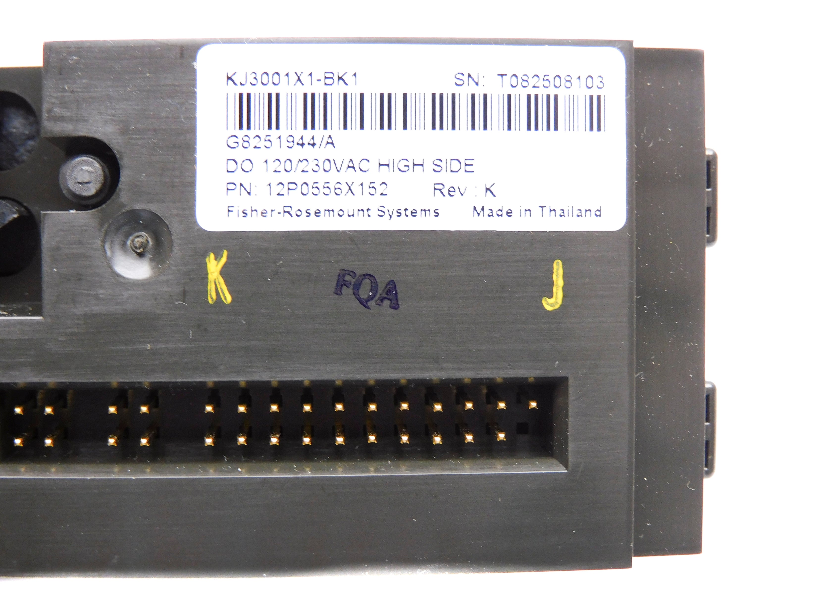 FISHER ROSEMOUNT KJ3001X1-BK1 12P0556X152 NSNP