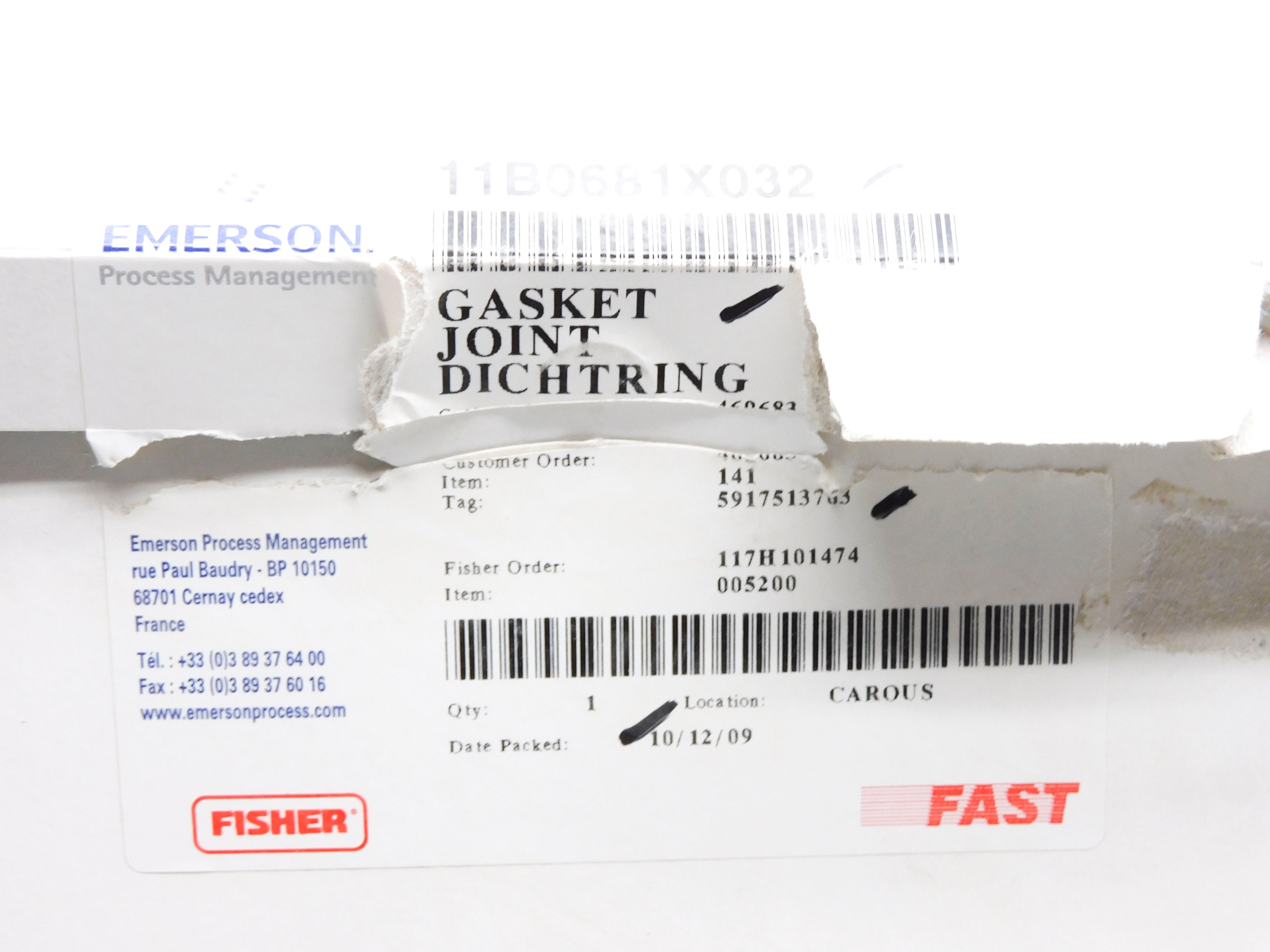 EMERSON 11B0681X032 NSMP