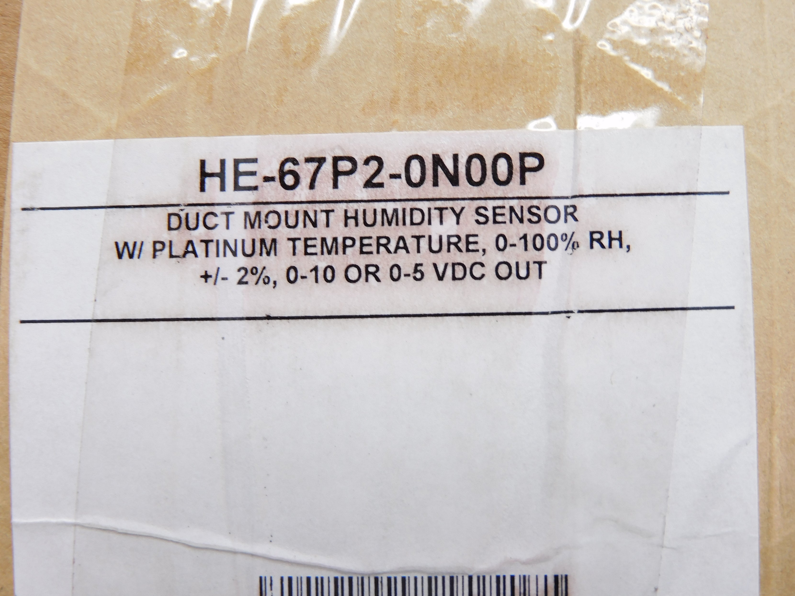 JOHNSON CONTROLS HE-67P2-0N00P NSMP