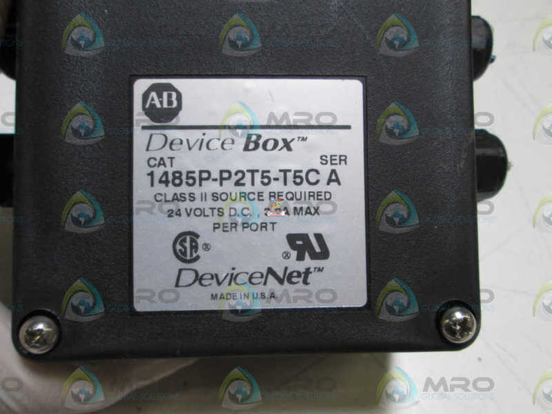 INDUSTRIAL SPARE PART JUNCTION BOX DEVICEBOX 1485P-P2T5-T5C SERIES A  UNMP