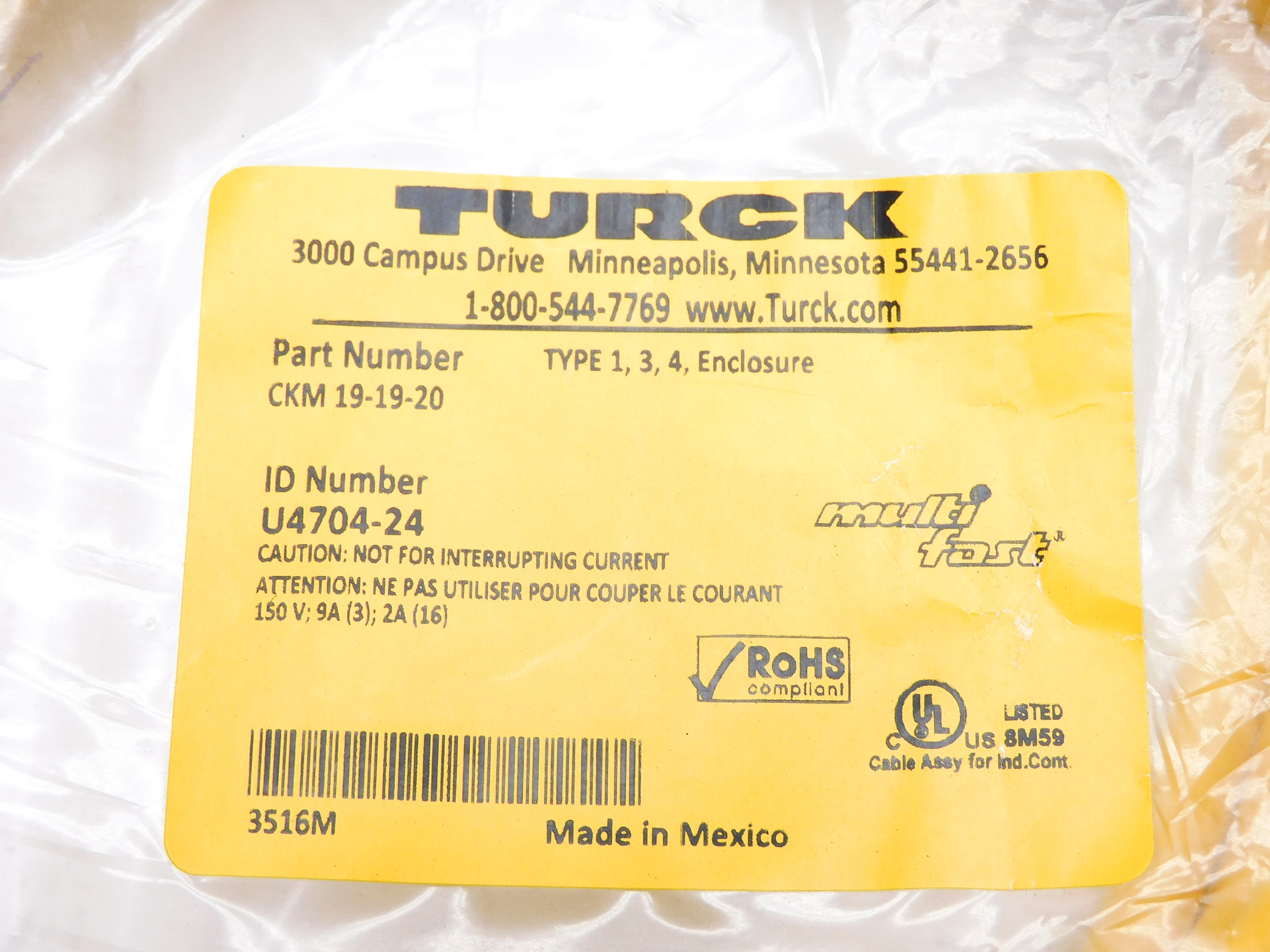 TURCK CKM19-19-20 NSMP