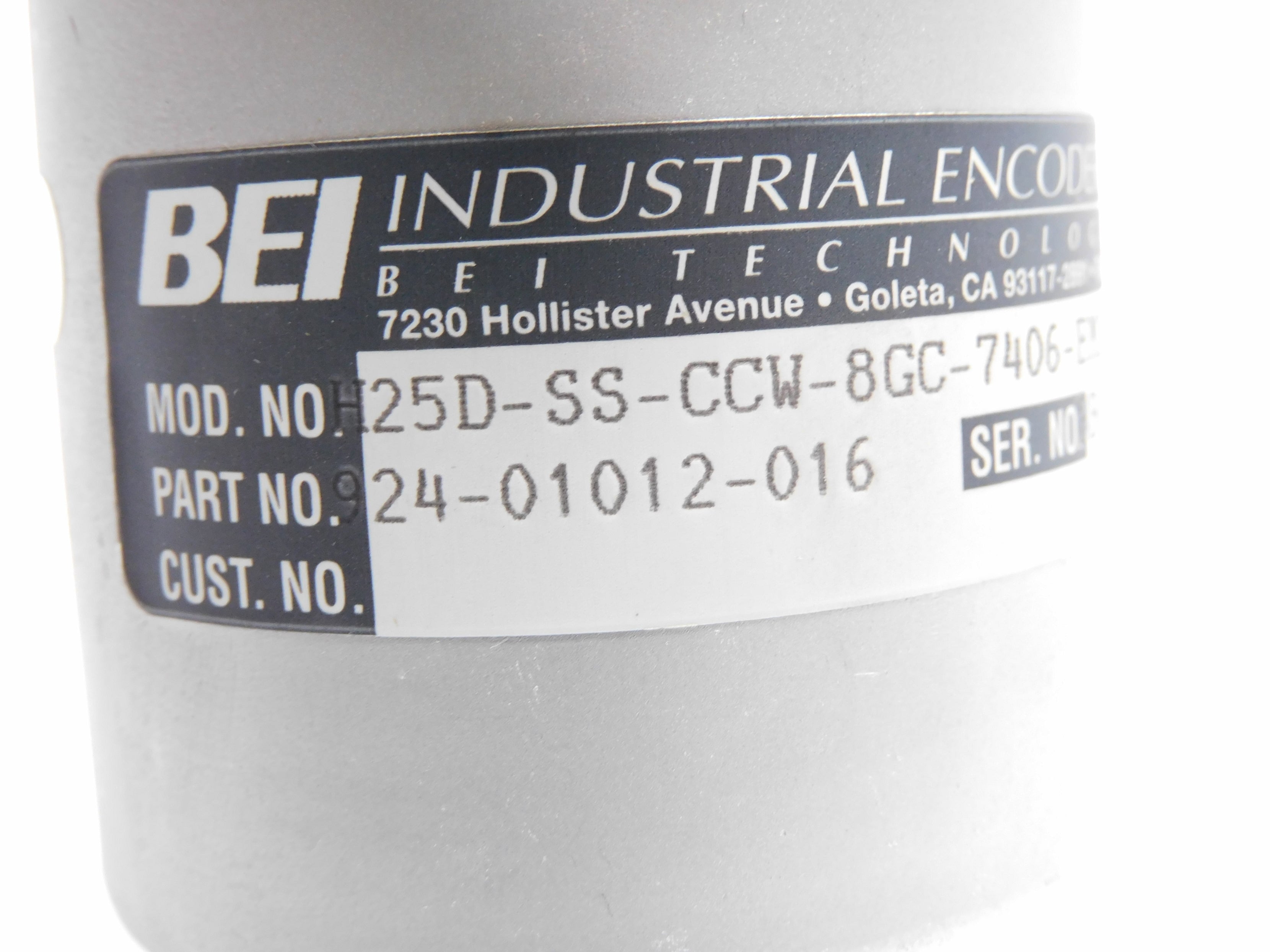 BEI H25D-SS-CCW-8GC-7406-EM20 NSNP